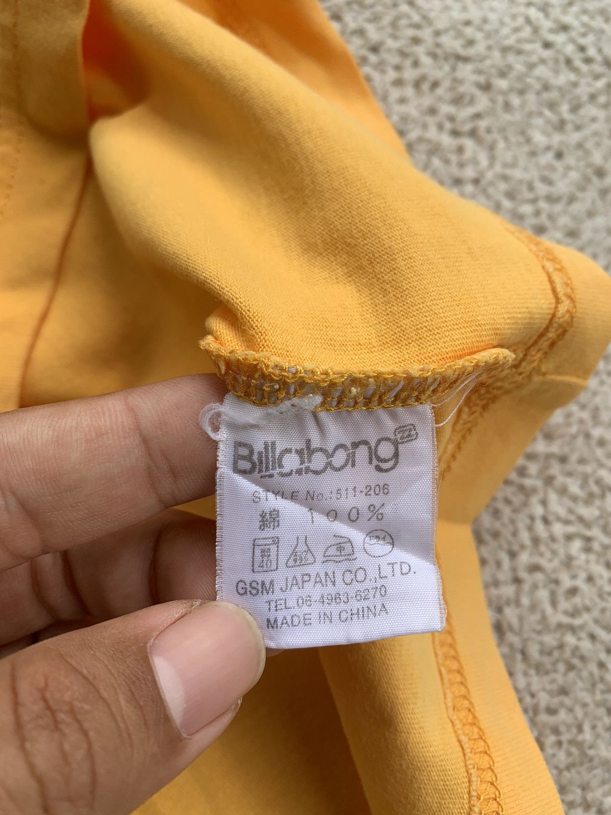 Billabong × Vintage Vintage 00's Billabong Logo Tshirt Size US L / EU 52-54 / 3 - 9 Thumbnail