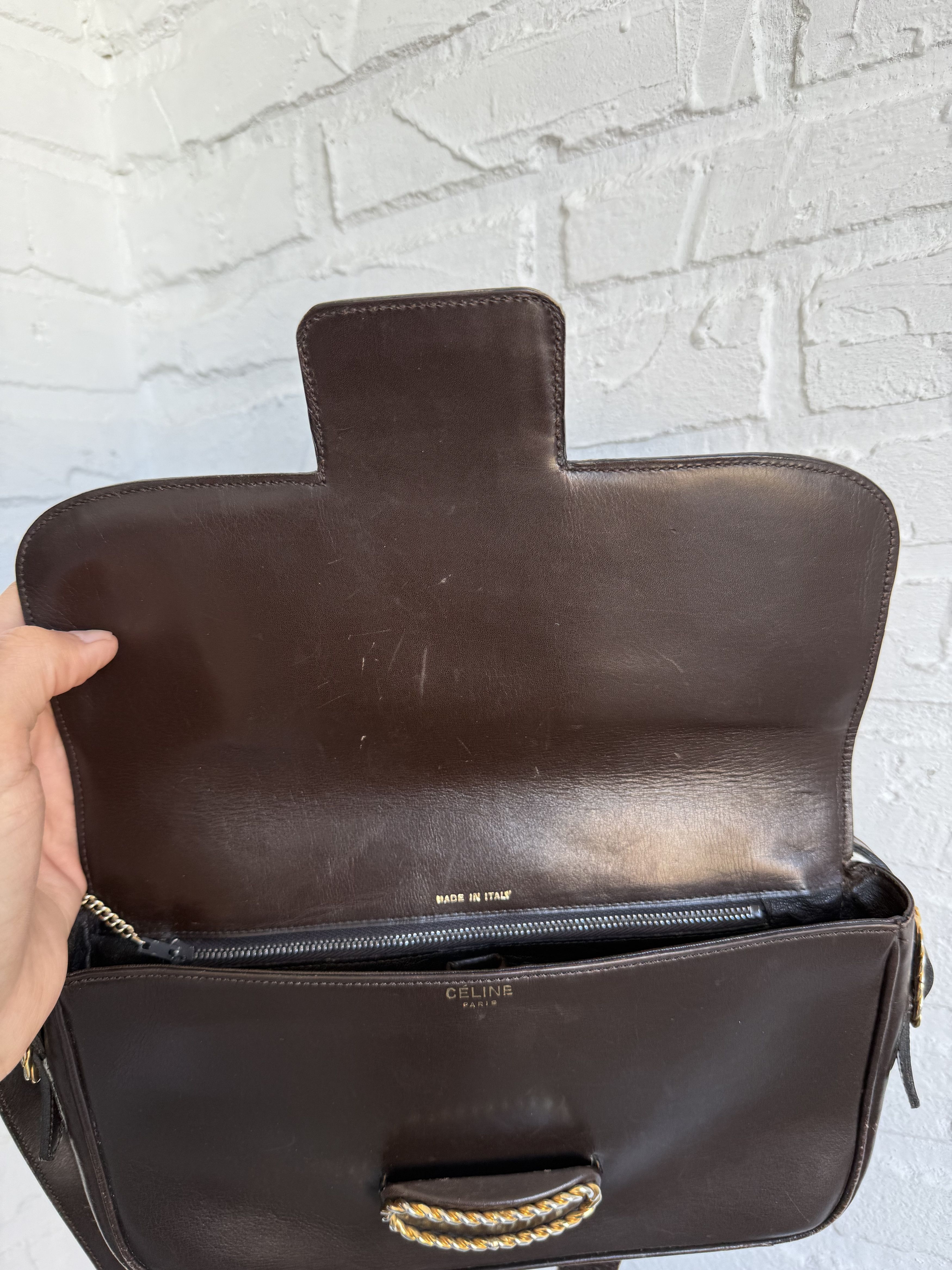 Celine × Vintage Vintage Celine shoulder messenger bag Size ONE SIZE - 4 Thumbnail