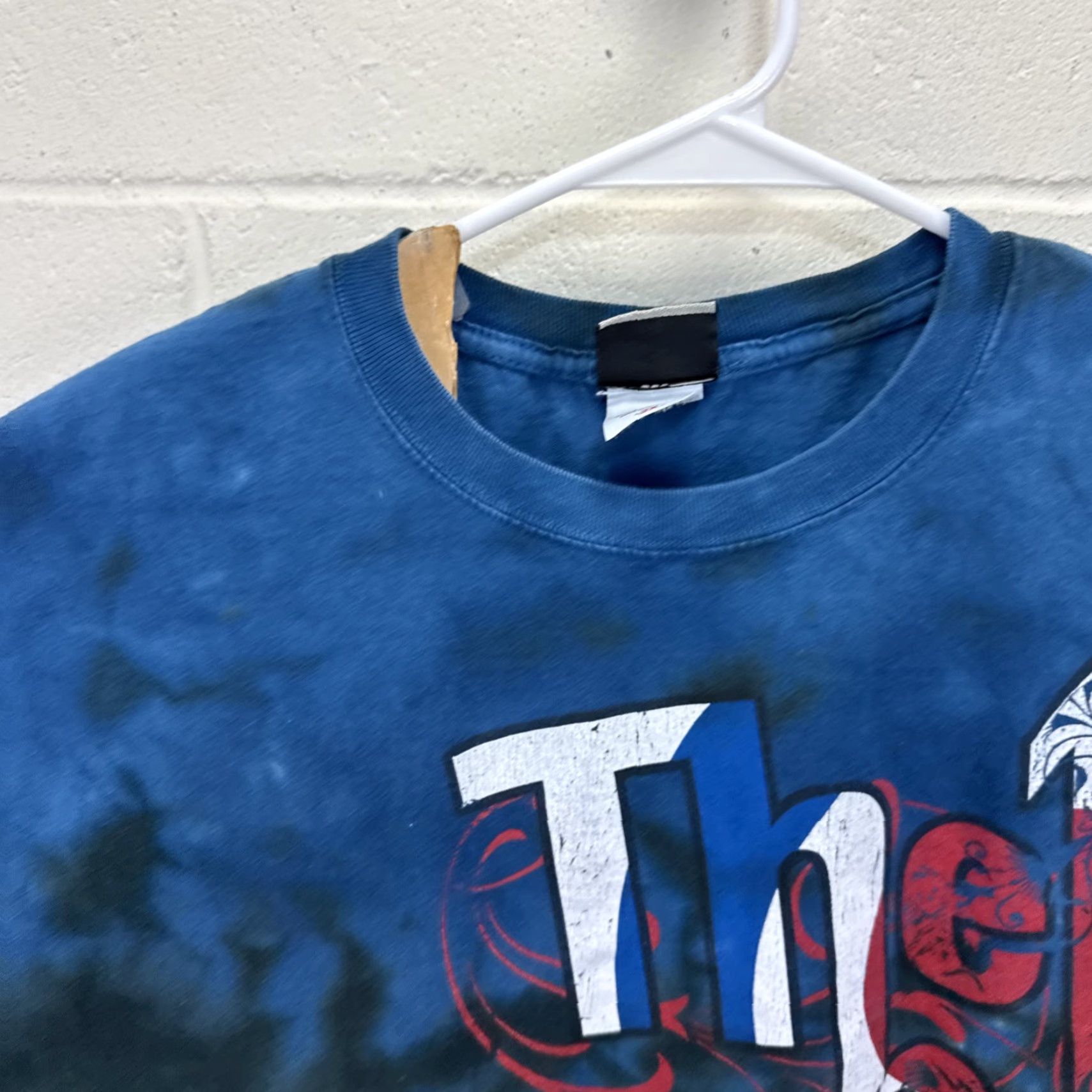 Liquid Blue VINTAGE The Who Liquid Blue Long Live Rock Tie Dye T Shirt 2XL Blues Blue Crew Neck Graphic Print Short Sleeve Men Rock Band Tee 90s Size US XXL / EU 58 / 5 - 5 Thumbnail