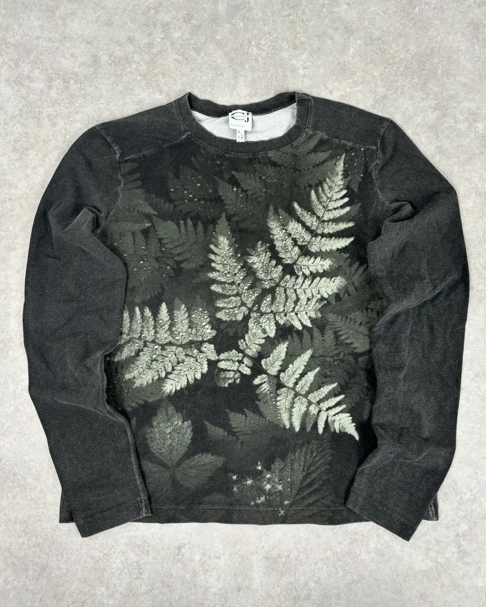 Roberto Cavalli 2000s Cavalli Golden Leaves Khaki Longsleeves Size US S / EU 44-46 / 1 - 1 Thumbnail