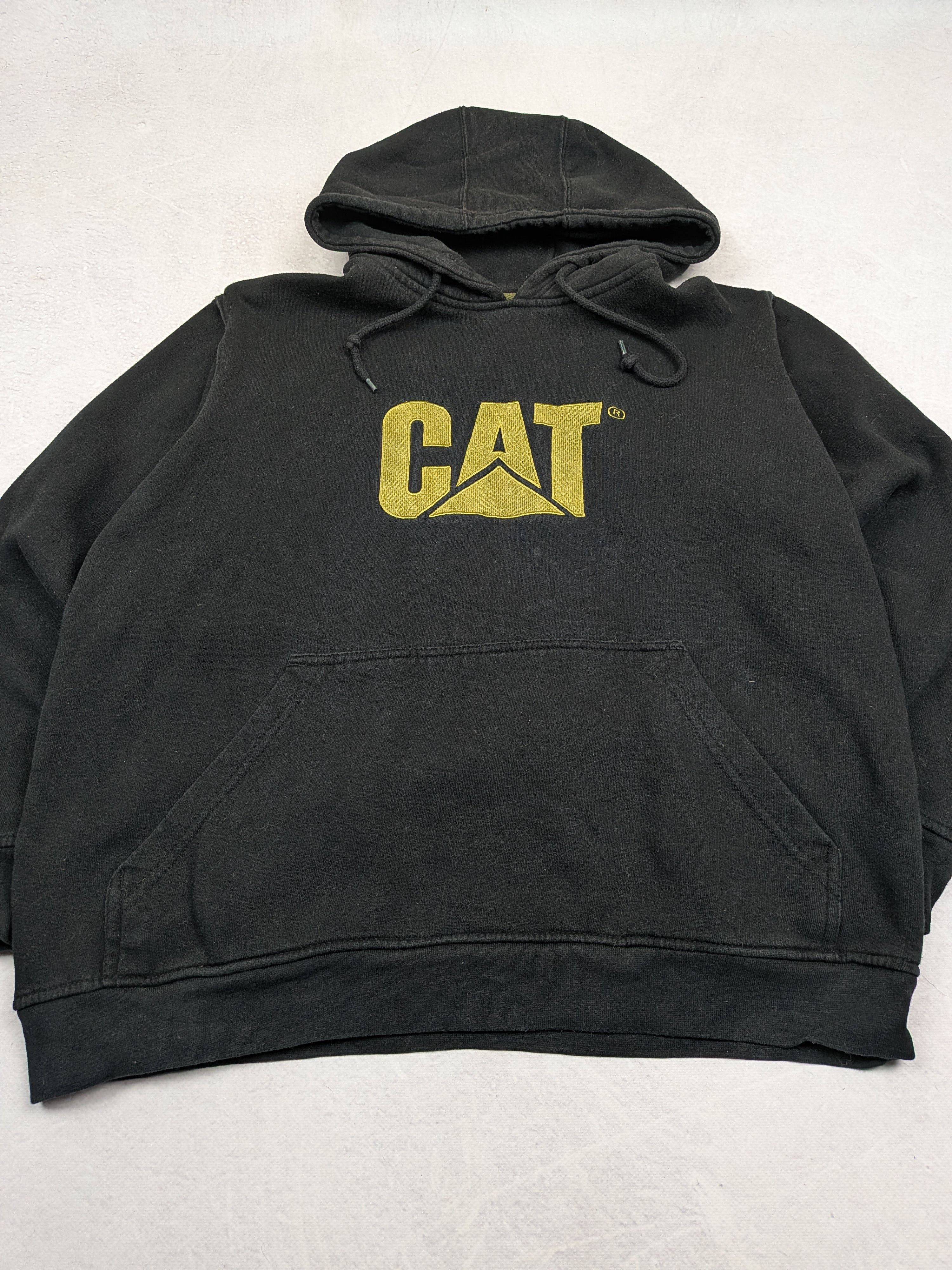 Caterpillar Caterpillar CAT Vintage Workwear Hoodie Heavy Duty Size M Size US M / EU 48-50 / 2 - 3 Thumbnail