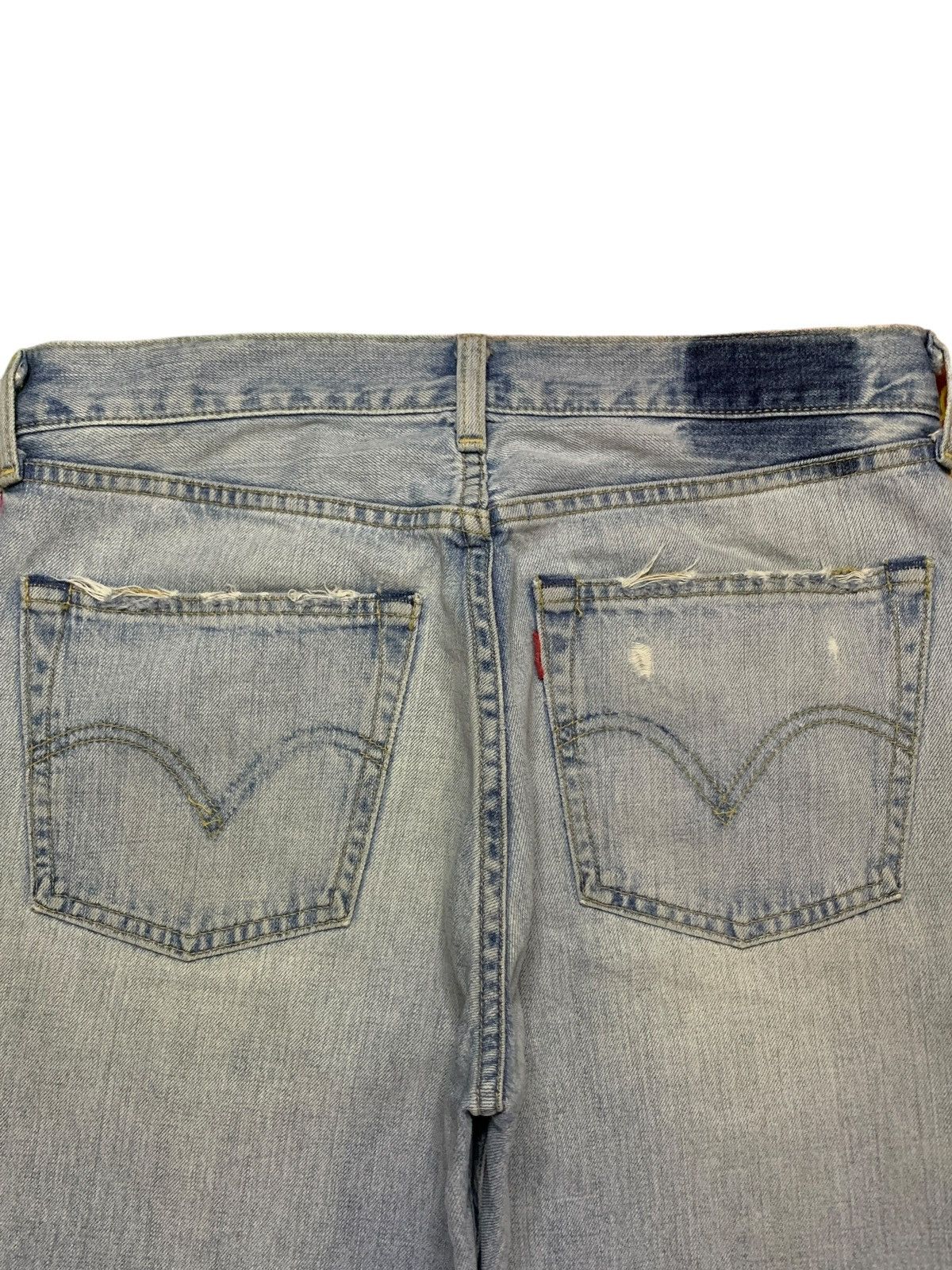 Levi's Vintage 90s Levis 502 Japan Light Wash Distress Baggy Jeans Size US 32 / EU 48 - 7 Thumbnail