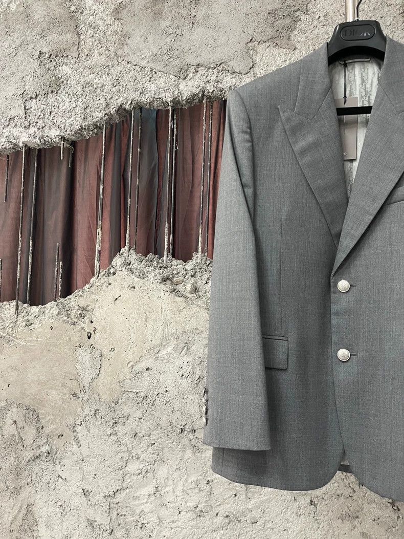Dior Dior Gray Blazer Size 44 Brand New-2505 Size US L / EU 52-54 / 3 - 3 Thumbnail