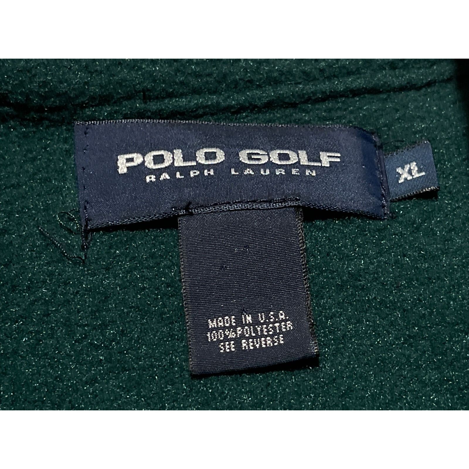 Polo Ralph Lauren Vintage 90s Mens XL Polo Sport Golf Ralph Lauren Full Zip Fl Size US XL / EU 56 / 4 - 4 Thumbnail