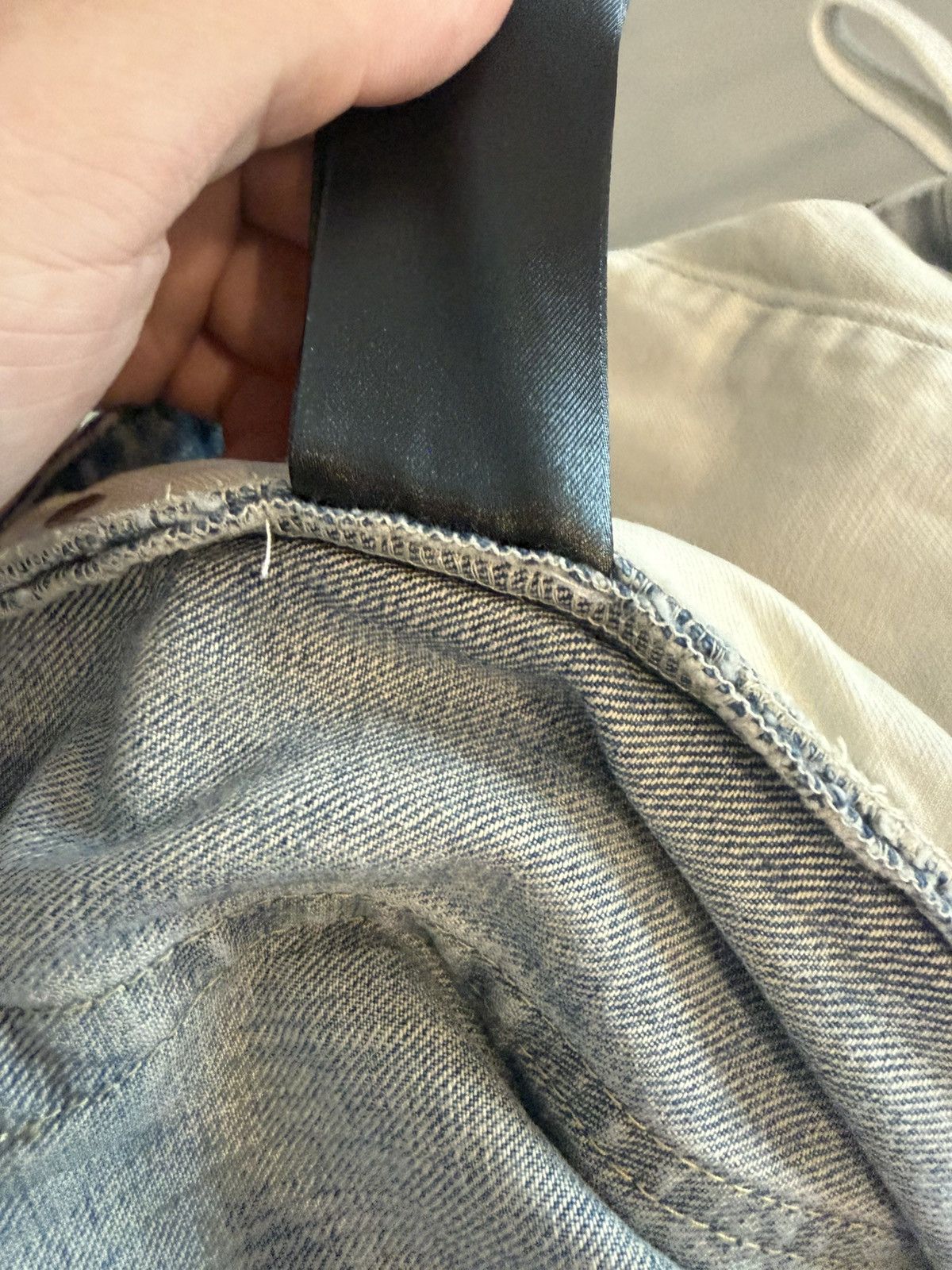 Balenciaga Balenciaga half denim half cargo pants in size xs Size US 34 / EU 50 - 7 Thumbnail