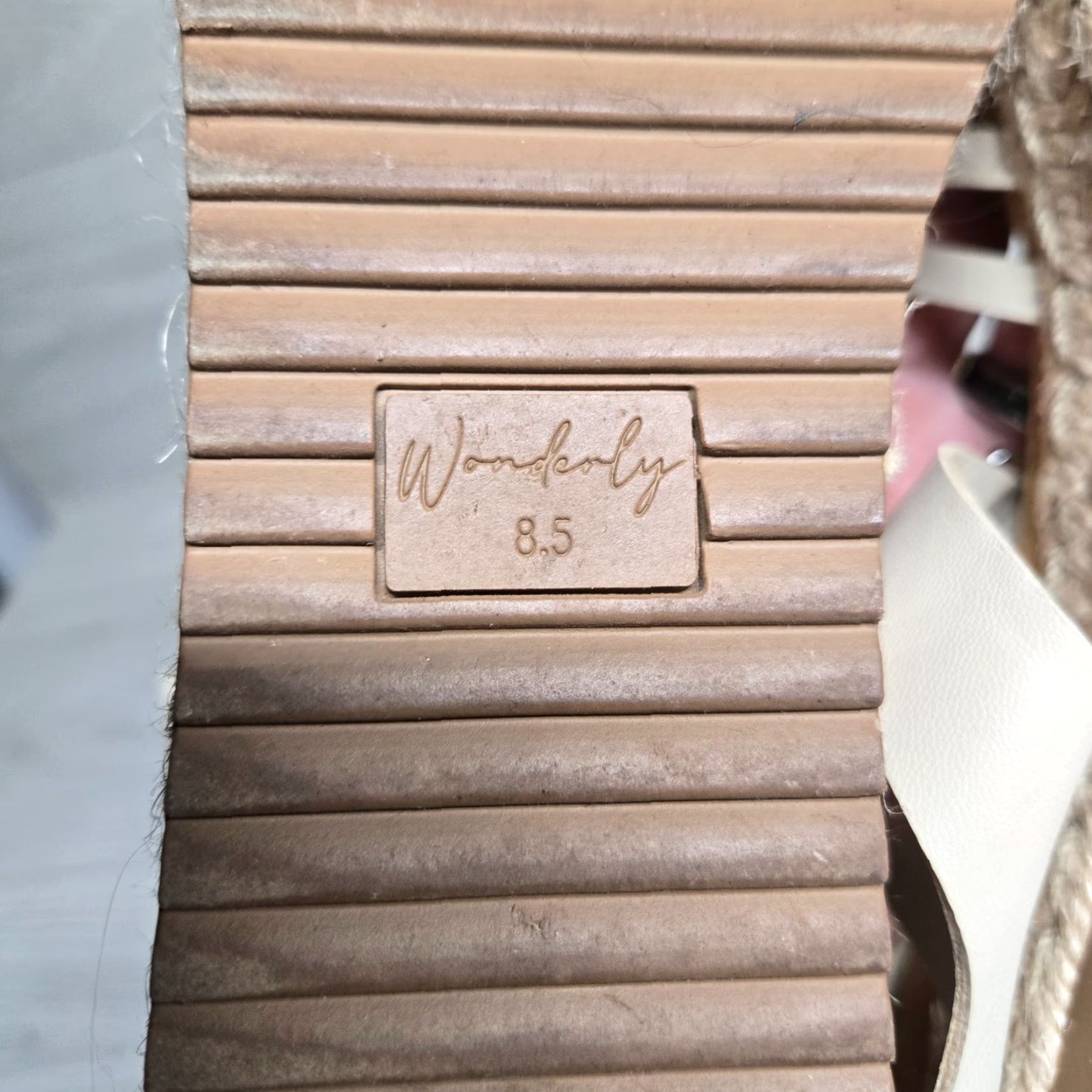 Vintage Wonderfly White Sandals Cushioned Footbed Adult Women's 8.5 Rope Slide Shoes Size US 9 / IT 39 - 6 Thumbnail