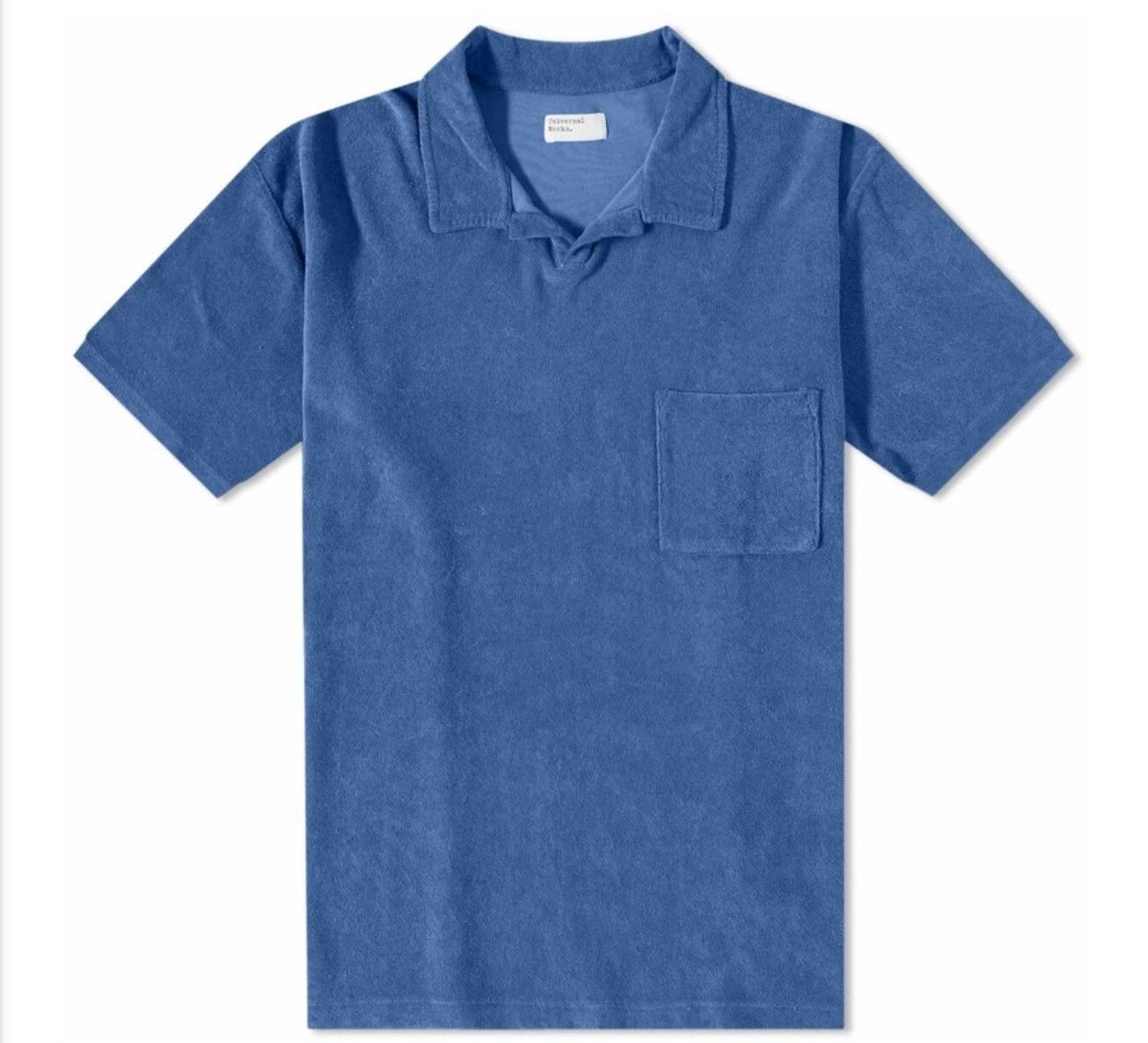 Universal Works $115 Universal Works Terry Fleece Vacation S/S Polo Shirt Size US XL / EU 56 / 4 - 3 Thumbnail