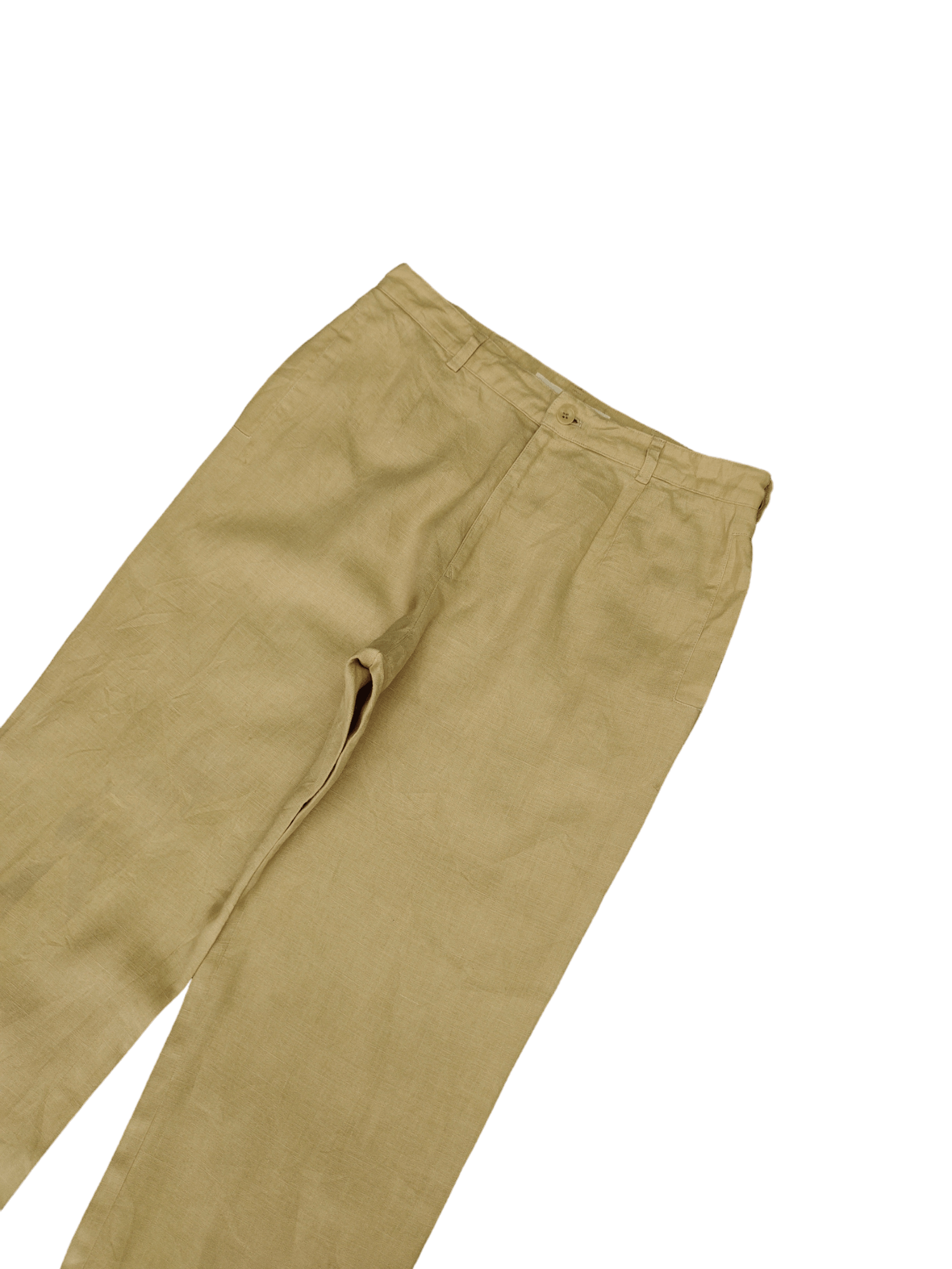 Mademoiselle Non Non Vintage 90s Mademoiselle Linen Trouser Pants Size US 29 - 6 Thumbnail