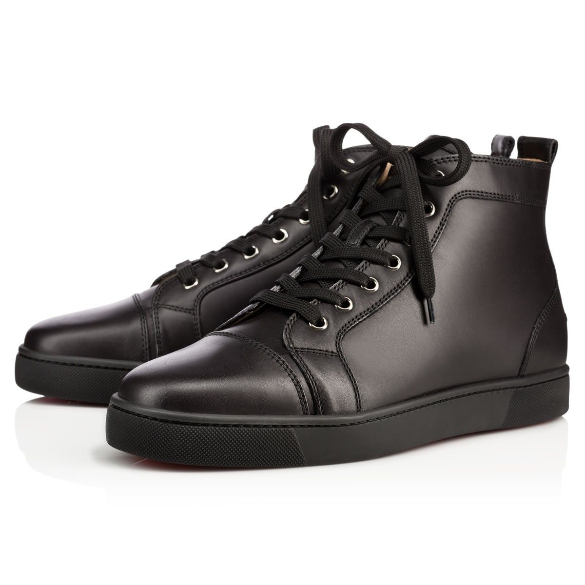 Christian Louboutin o1bcso1str0825 Louis Woman in Black Size US 8 / IT 38 - 1 Thumbnail