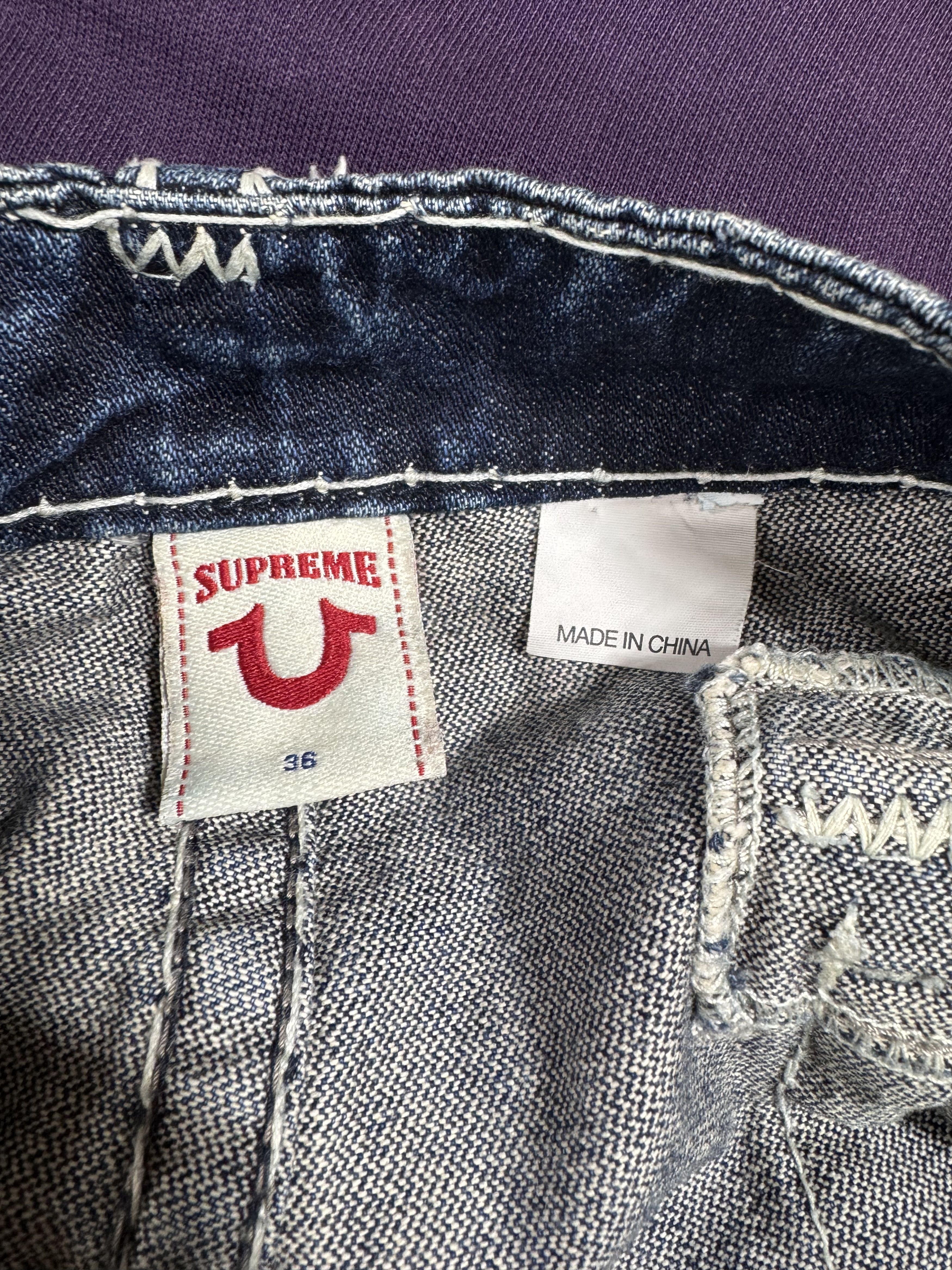 Supreme Supreme True Religion Denim Cargo Pants Jeans Size US 36 / EU 52 - 8 Thumbnail