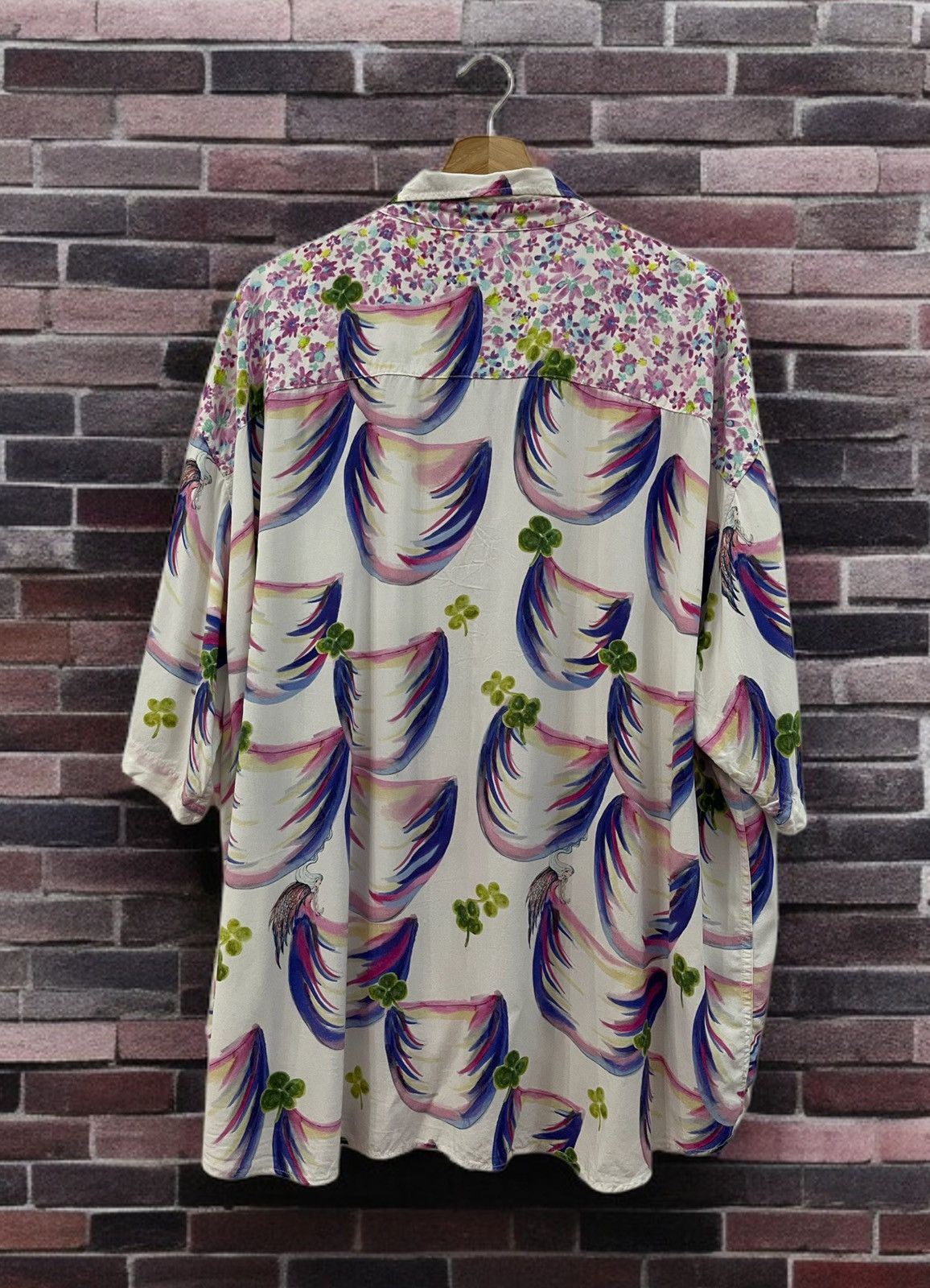 Tsumori Chisato Tsumori Chinato Rayon Oversized Shirts Size US L / EU 52-54 / 3 - 2 Thumbnail