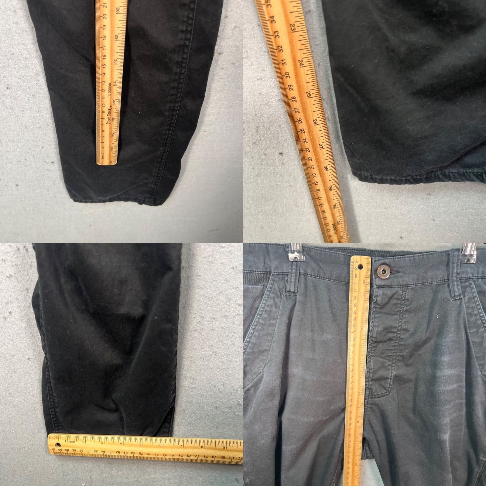 G-Star G-Star Cargo Pants Mens 32x32 Black Zip Details Pants Size US 32 / EU 48 - 8 Thumbnail