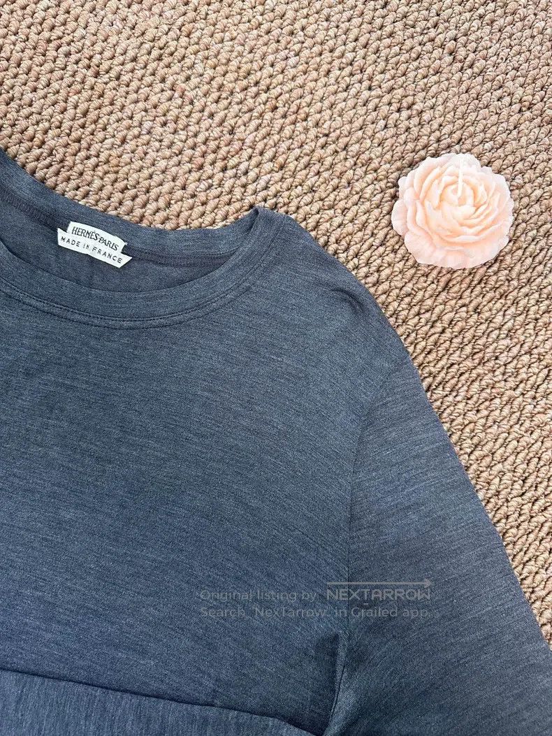 Hermes Hermes Margiela Era Round Neck Stretch Knit Long Shirt, De Size S / US 4 / IT 40 - 5 Thumbnail