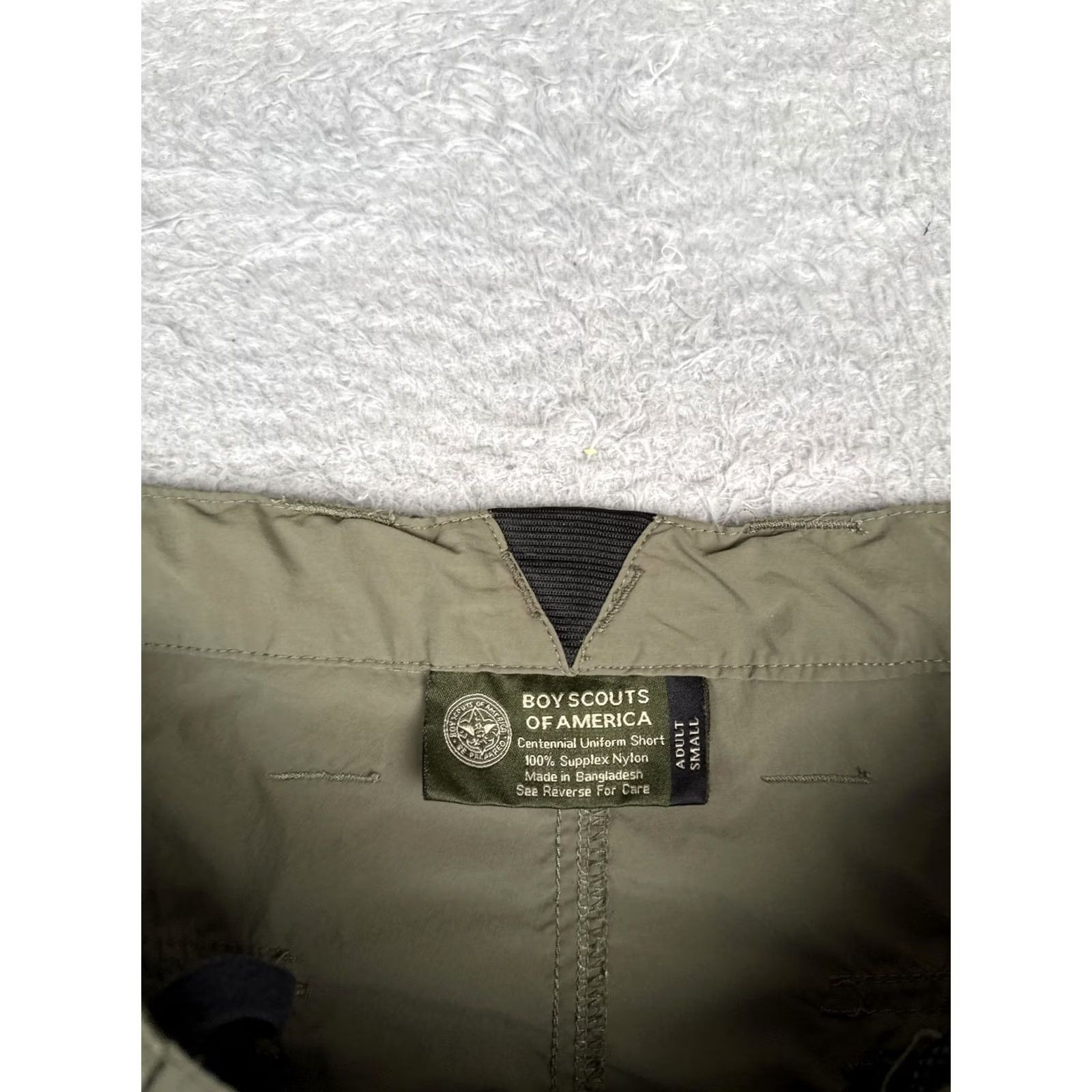 Vintage Boy Scouts Of America Shorts Mens Small Green Cargo Centennial Nylon Short Nyl Size US 29 - 7 Thumbnail