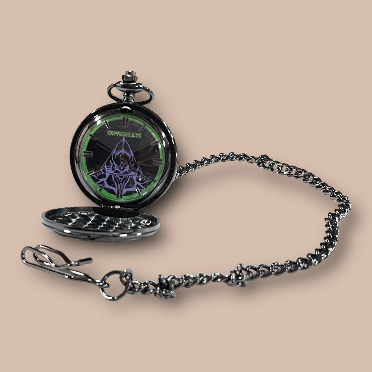 Anime Evangelion Unit 1 Premium Relief Pocket Watch Size ONE SIZE - 11 Thumbnail