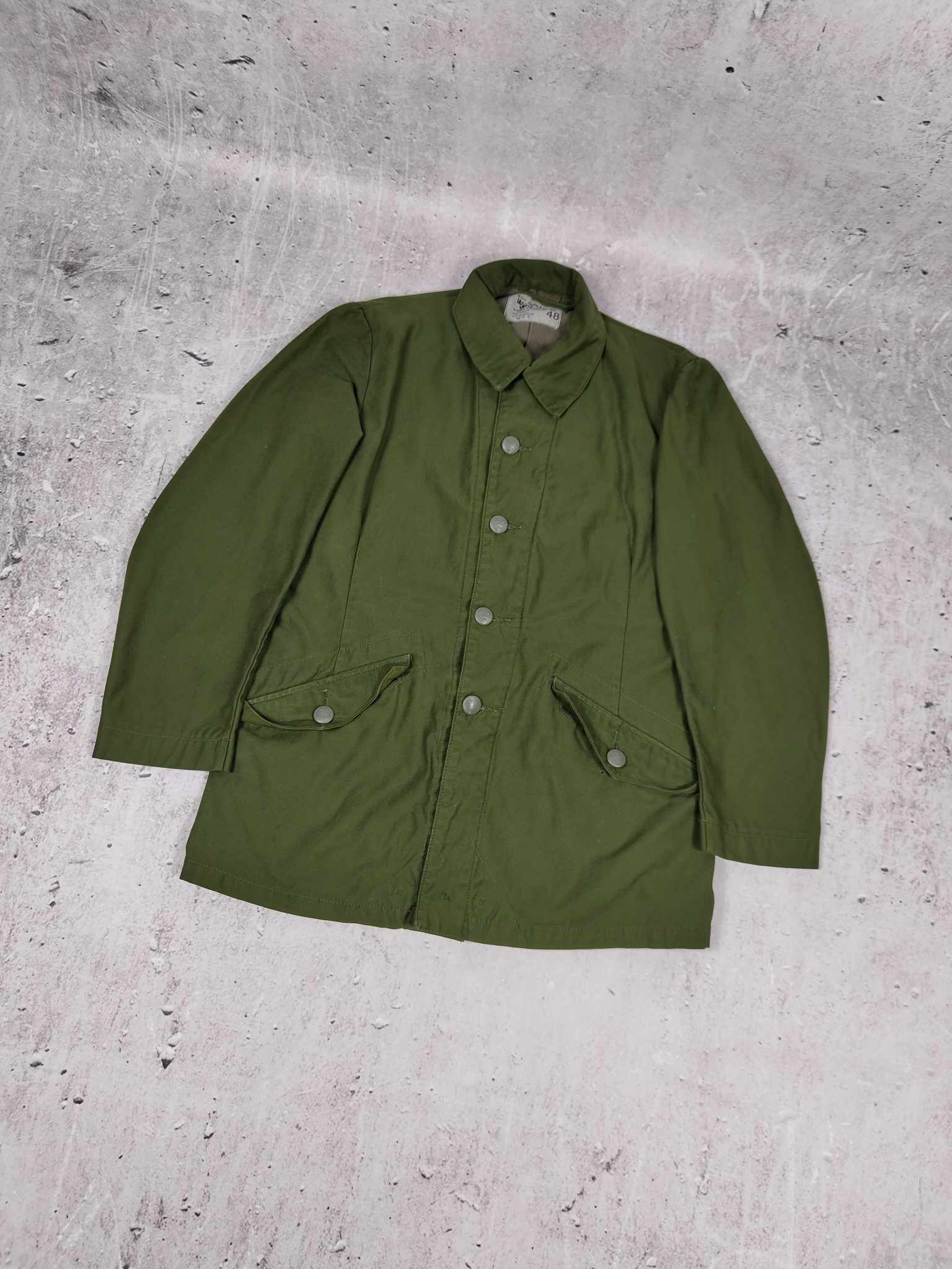 Vintage 80s Vintage Swedish C48 Military Army Jacket Size US M / EU 48-50 / 2 - 1 Thumbnail
