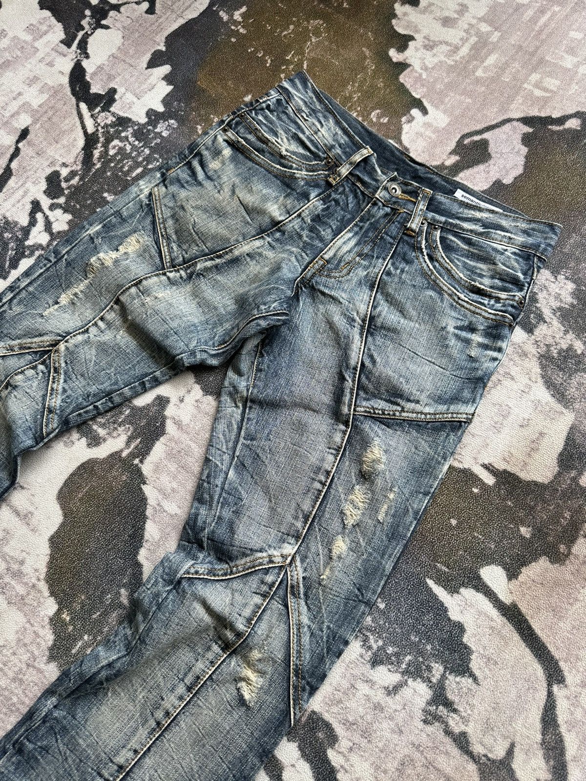 semanticdesign Early 00’s Semanticdesign mudmax paneled jeans Size US 30 / EU 46 - 5 Thumbnail