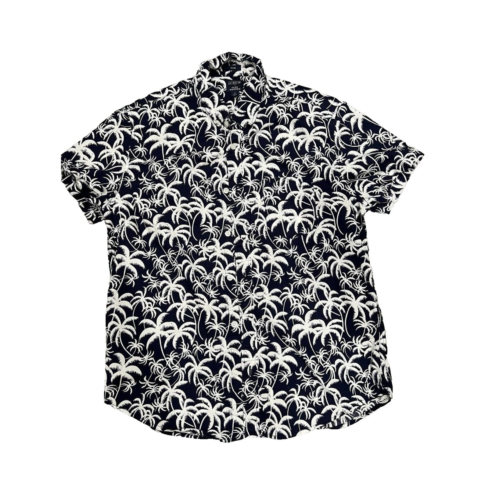 J.Crew J.Crew Short-sleeve Y2K Casual Beach Men Black L A003167 Size US L / EU 52-54 / 3 - 2 Thumbnail