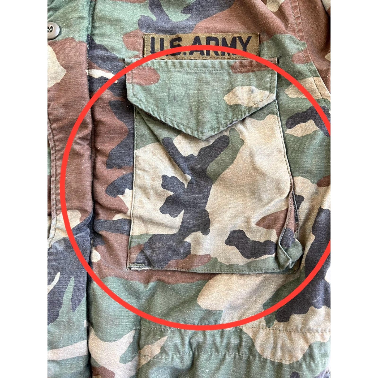 Alpha Industries VINTAGE US Army Jacket Mens Small M65 Woodland Camo Cold Weather Military 90s Size US S / EU 44-46 / 1 - 3 Thumbnail