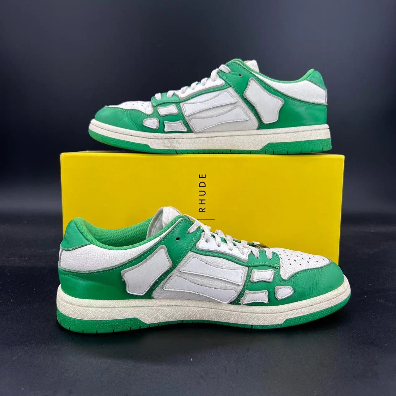Amiri Amiri Bone Shoes OG White/Green 42 With Box Slight Scuffs Size US 9 / EU 42 - 3 Thumbnail