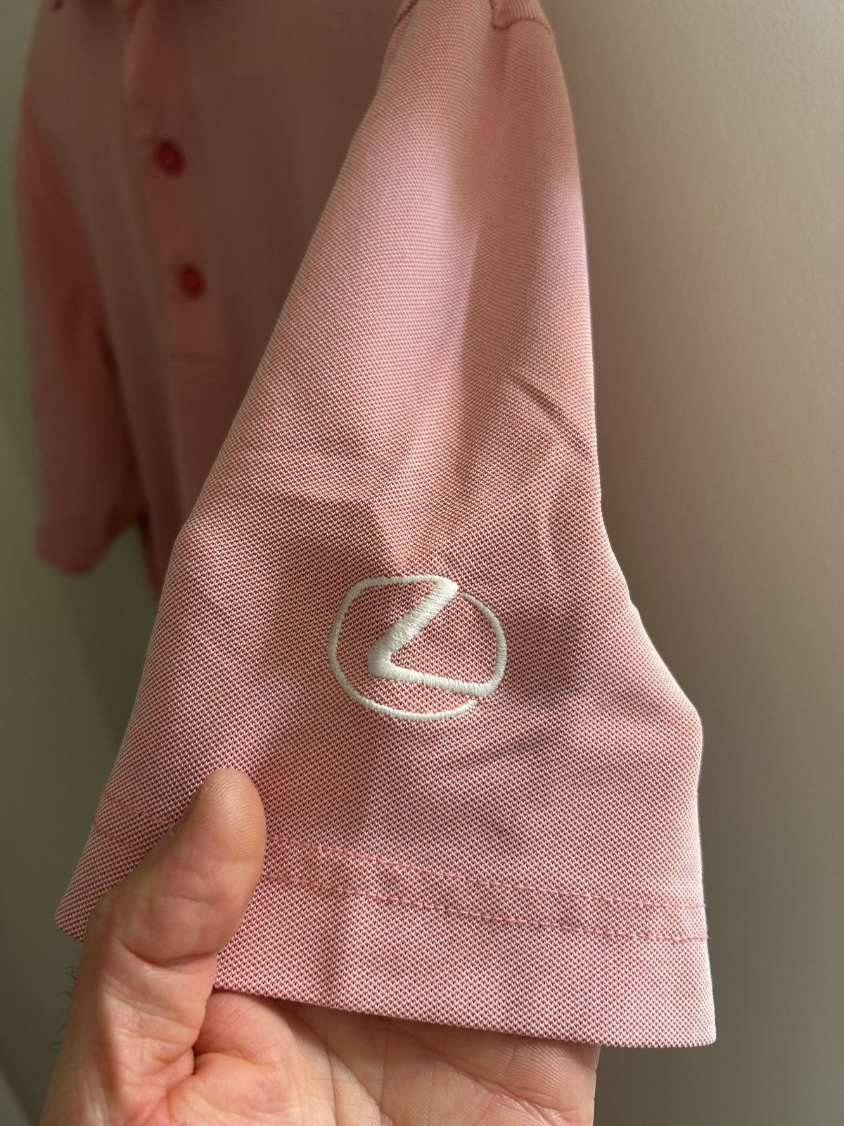johnnie-O johnnie-O Classic Pink Custom Lexus Polo Shirt Size US M / EU 48-50 / 2 - 3 Thumbnail