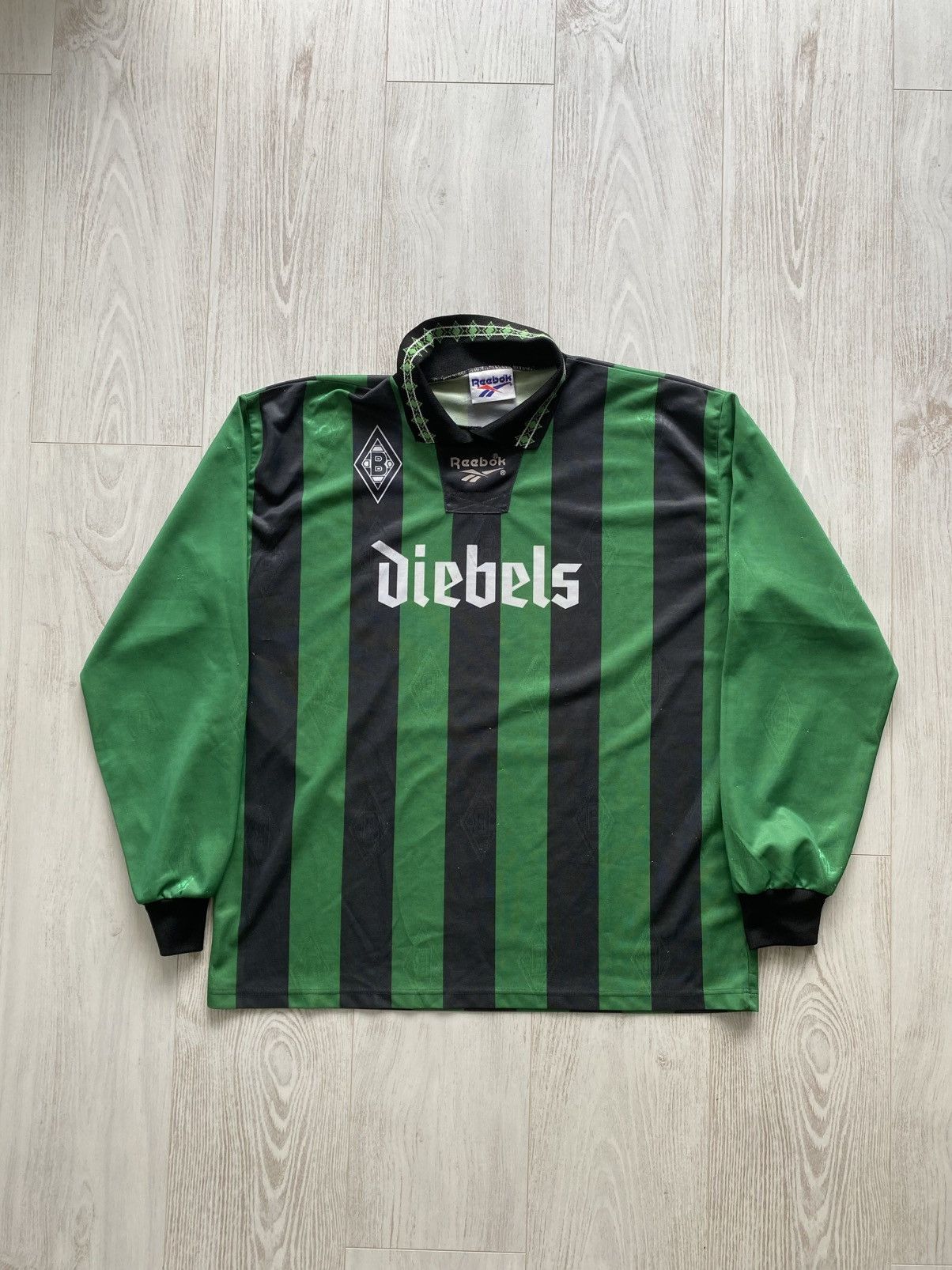Reebok × Vintage VINTAGE REEBOK BORUSSIA MÖNCHENGLADBACH 1995/1996 AWAY LS Size US XL / EU 56 / 4 - 1 Thumbnail