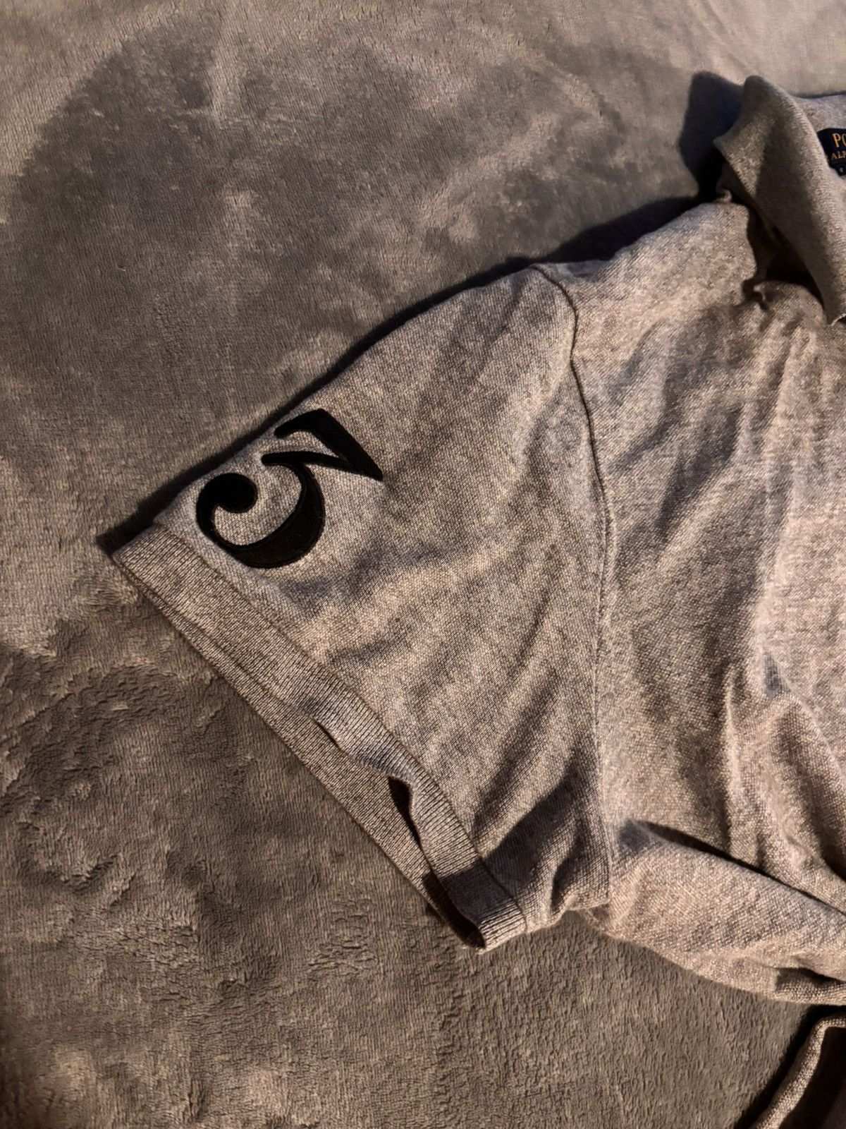 Polo Ralph Lauren Polo Ralph Lauren - Grey Chief Keef Polo Size US XL / EU 56 / 4 - 2 Thumbnail