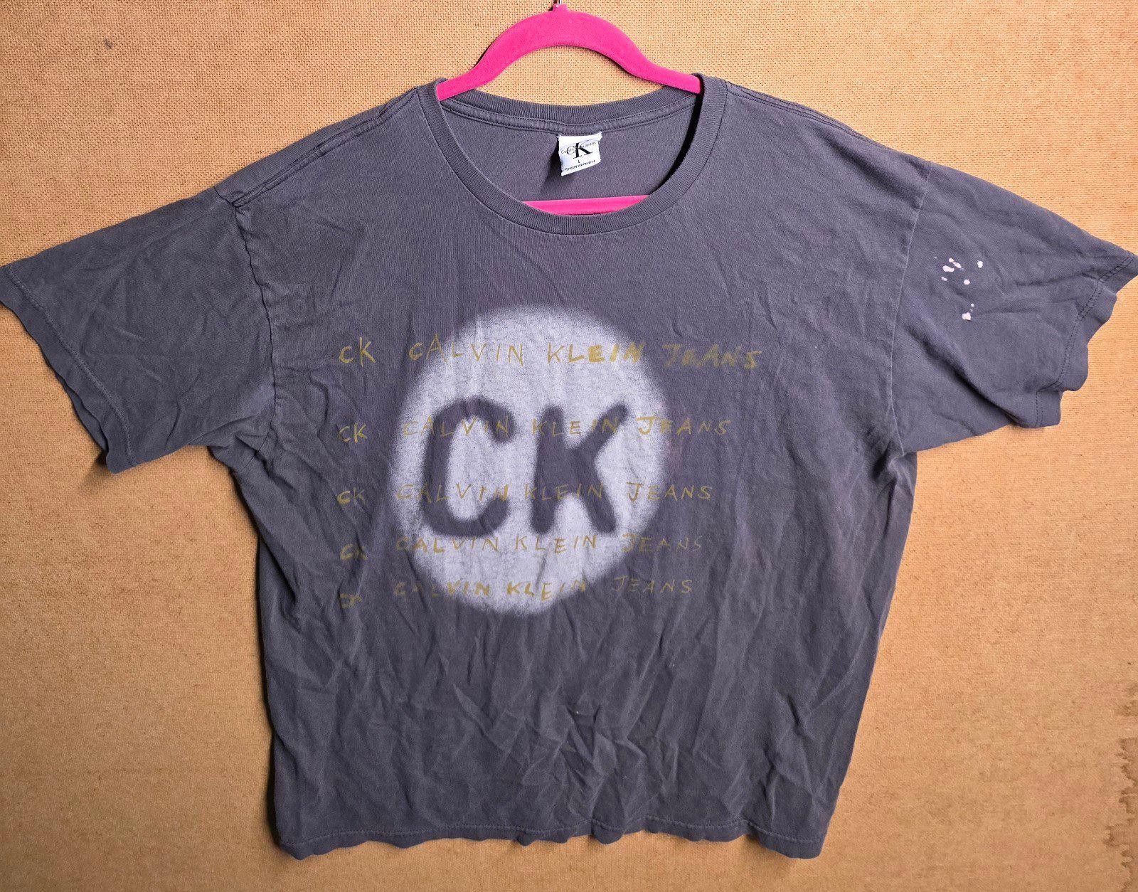 Calvin Klein Calvin Klein Jeans Shirt Grey India Cotton Rare Vintage L Size US L / EU 52-54 / 3 - 1 Thumbnail