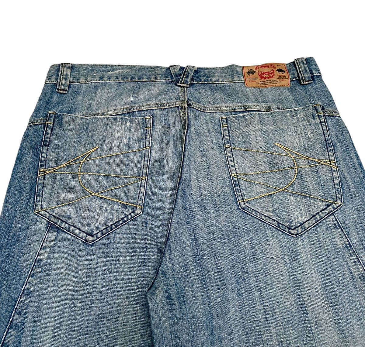 If Six Was Nine × Japanese Brand × Vintage Rare Vintage Brand Platinum Gear Oversized Baggy Jeans 2000s Size US 40 / EU 56 - 4 Thumbnail