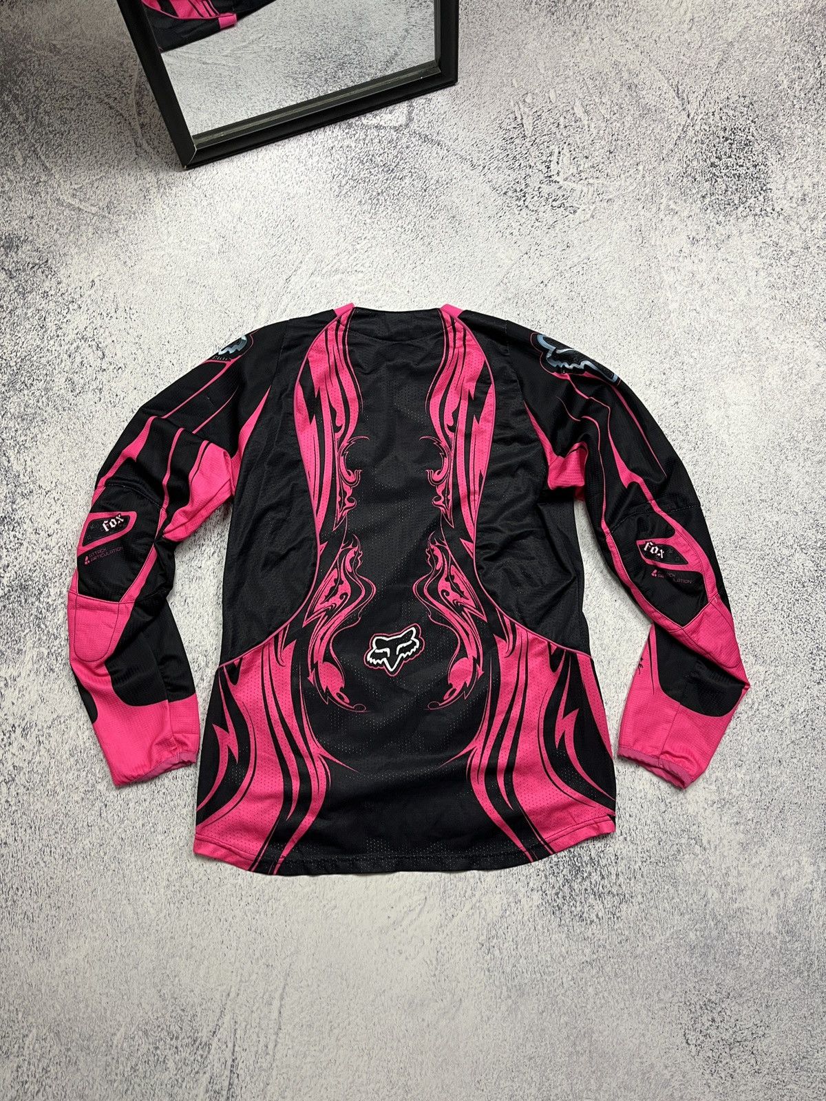 Fox Racing Crazy Fox Racing Big Logo Jersey Y2k Drill Longsleeve Rare Size M / US 6-8 / IT 42-44 - 11 Thumbnail