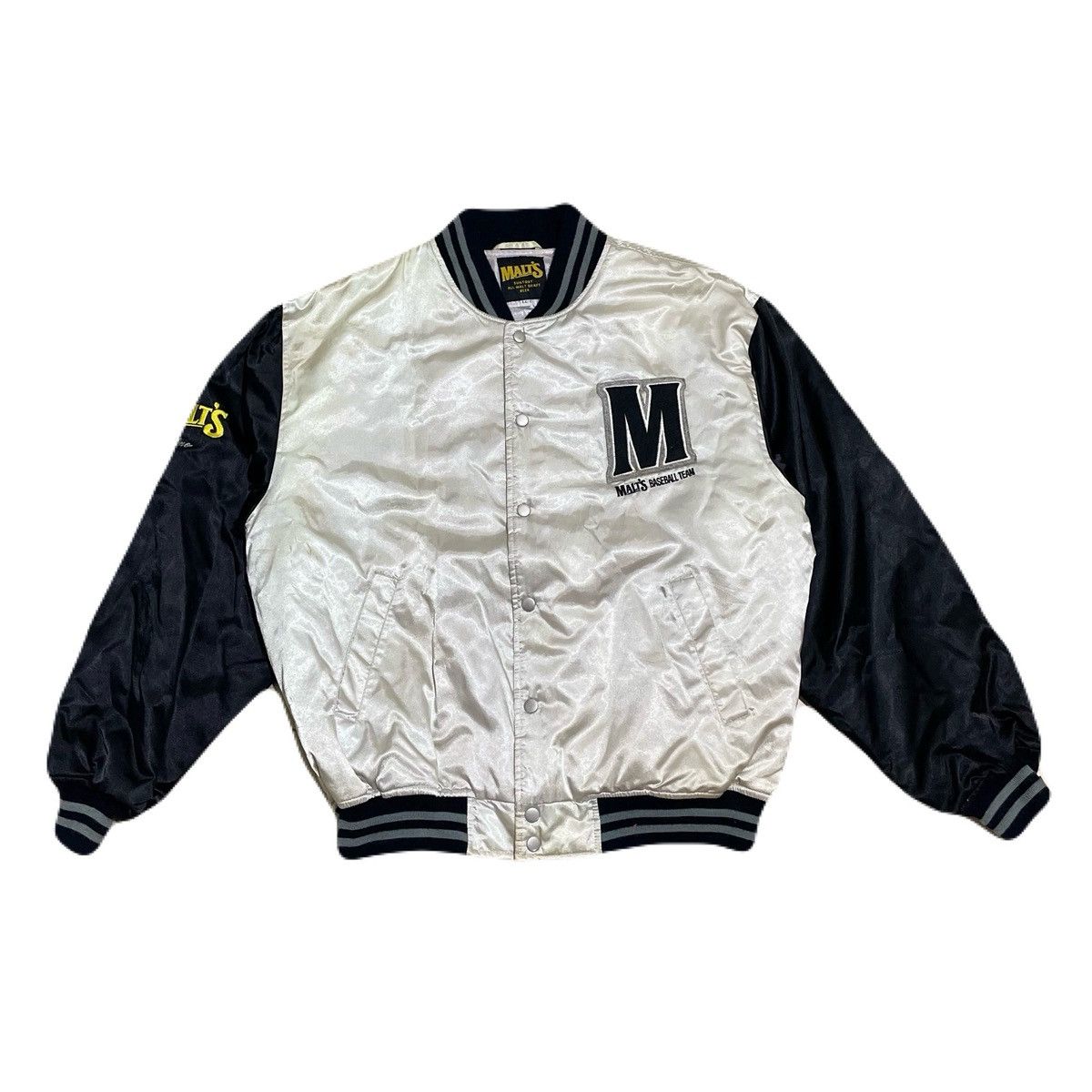 Vintage Malt's Baseball Team Varsity Jacket