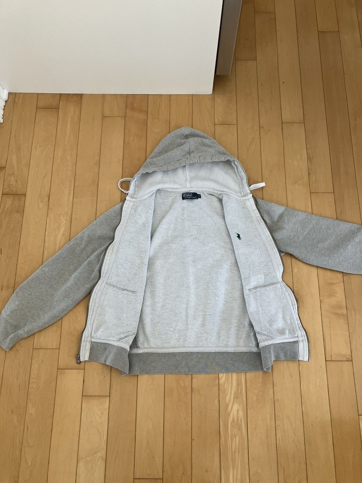 Polo Ralph Lauren Vintage Y2k Polo By Ralph Lauren 🩶 Zip Hoodie 90’s Size US M / EU 48-50 / 2 - 2 Thumbnail