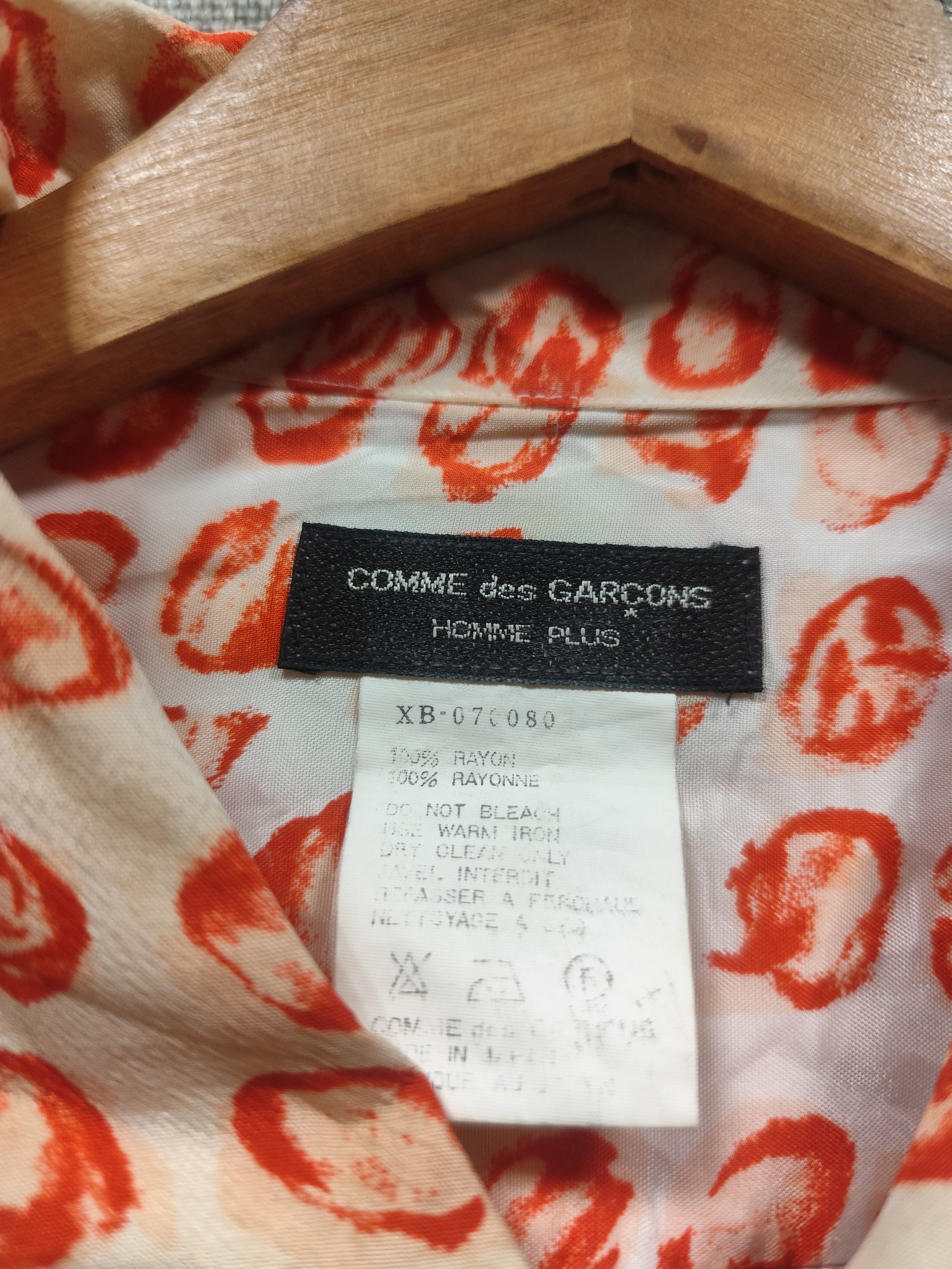 Vintage 90s comme des garcons homme silk shirt