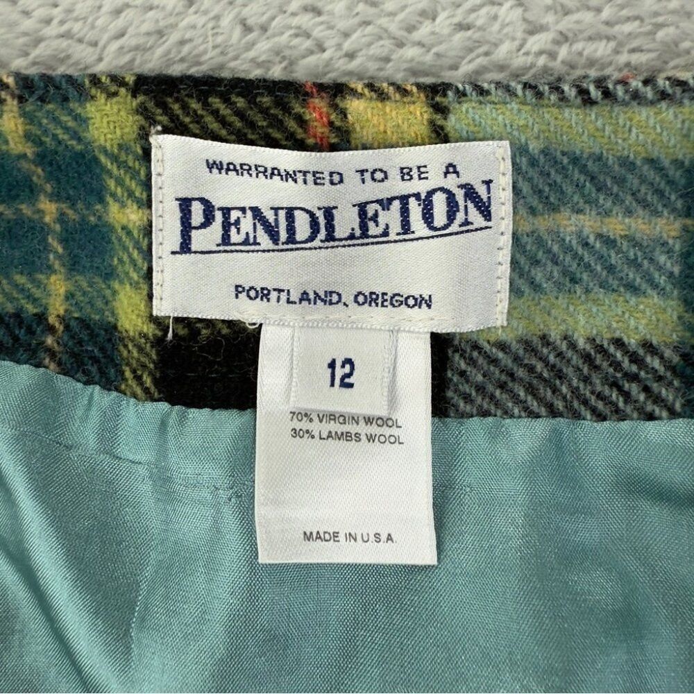 Pendleton Vintage Pendleton Skirt Women's Sz 12 70% Virgin Wool 30% L Size 34" / US 12 / IT 48 - 2 Thumbnail