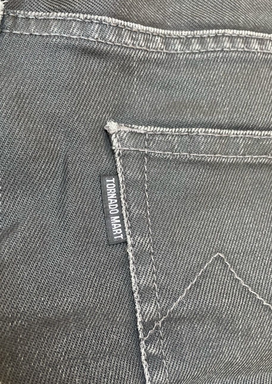 Tornado Mart Tormado Mart waxed flared denim Size US 29 - 9 Thumbnail