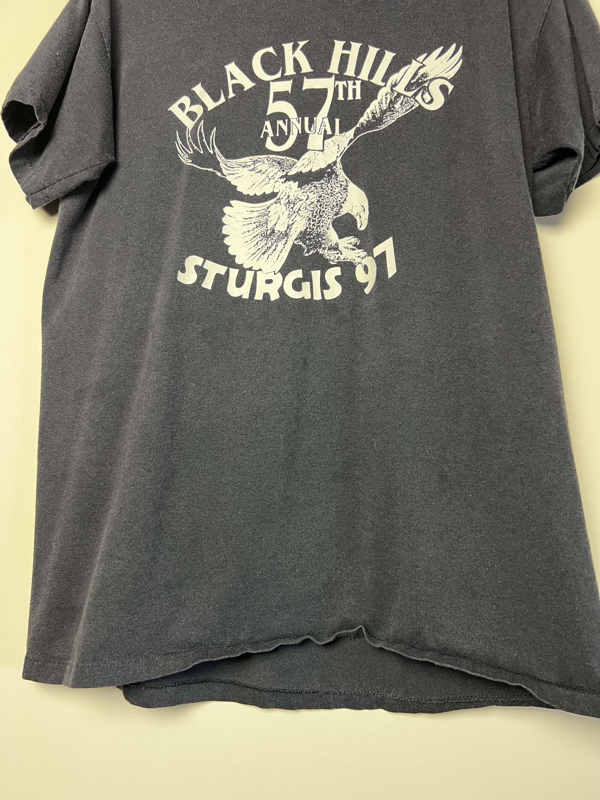 Vintage Vintage Sturgis 1997 Black Hills 57th Annual T-Shirt Size US L / EU 52-54 / 3 - 6 Thumbnail