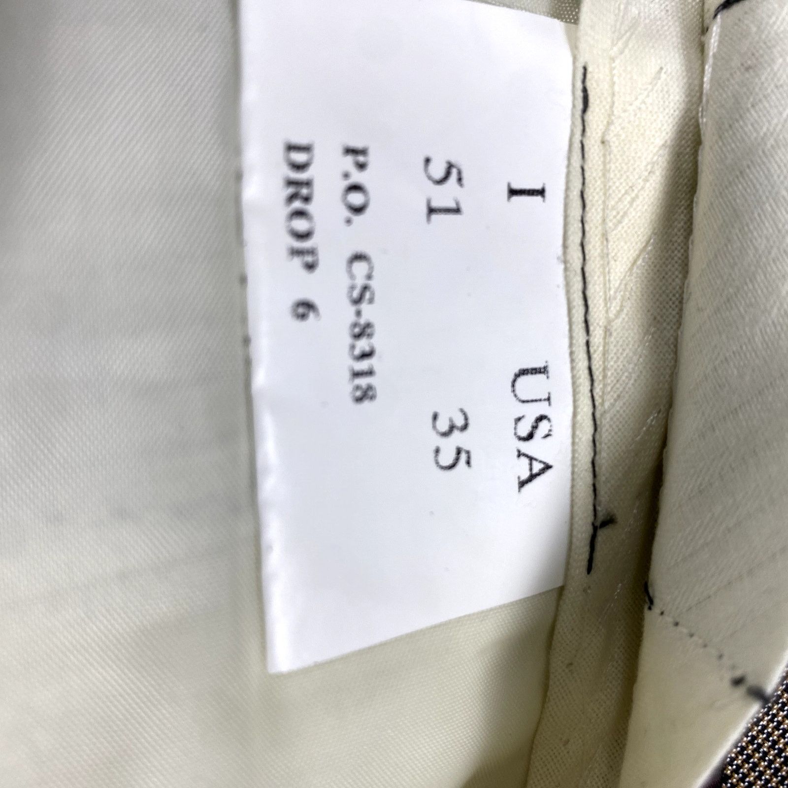 Vintage Chiavari Zignone Wool Black Pleat Front Trousers Pants Size US 35 - 4 Thumbnail