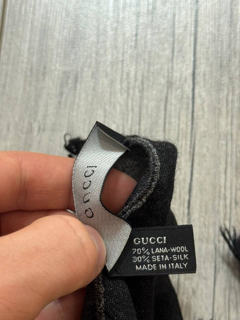 Gucci GUCCI Wool & Silk Scarf Size ONE SIZE - 9 Thumbnail