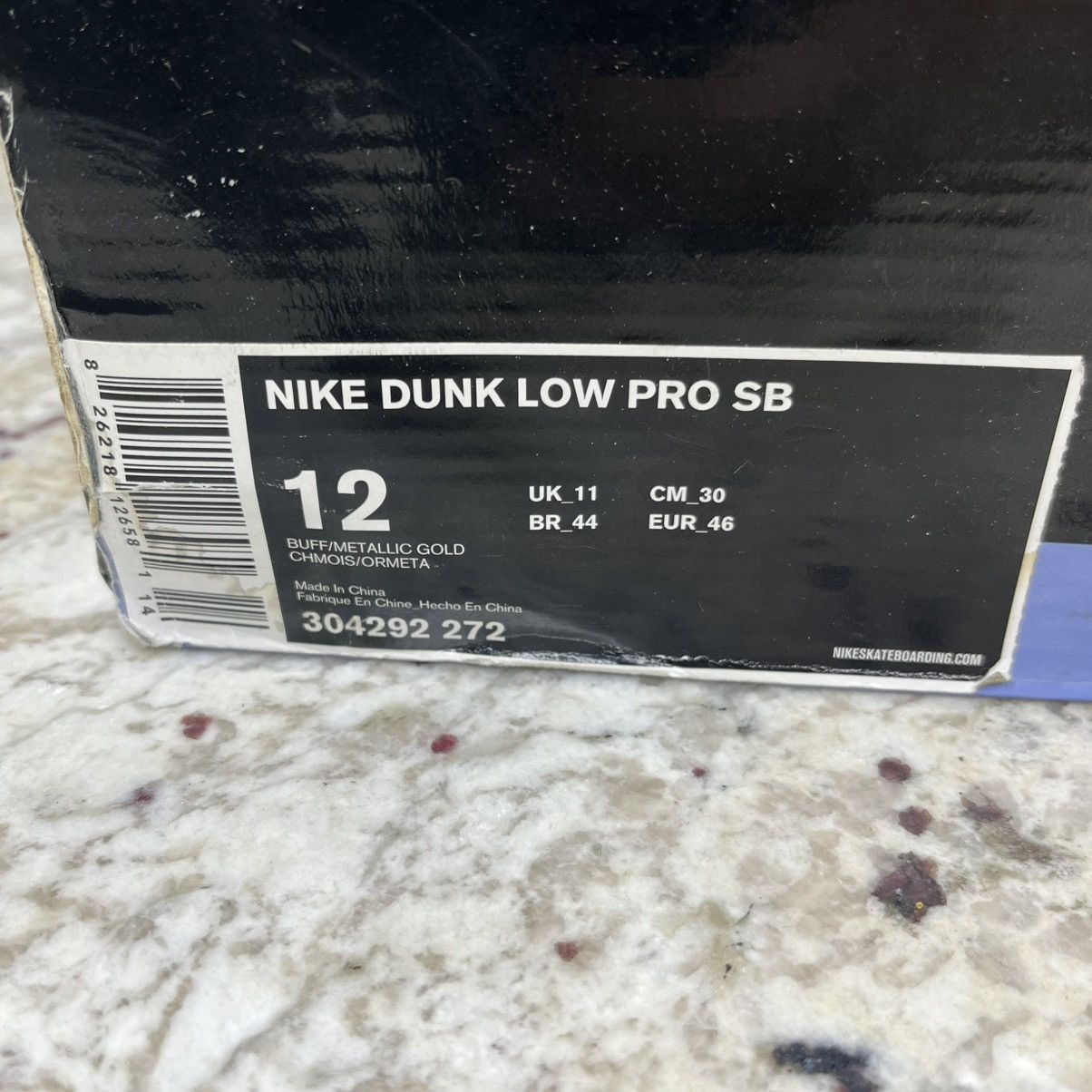 Nike Size 12 -Nike SB Dunk Low Old Spice (2007) Very Clean W/Box Size US 12 / EU 45 - 25 Thumbnail