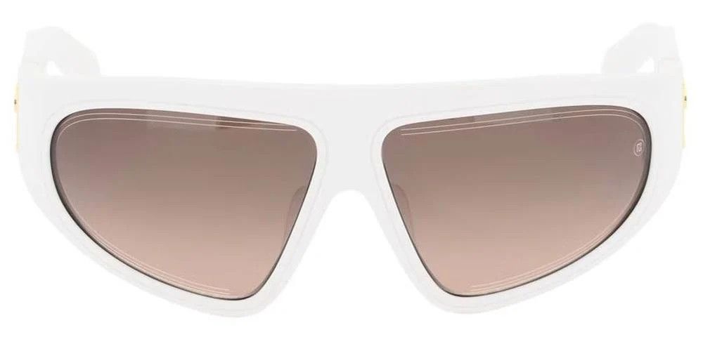 Balmain o1s1wg111225 Size:OS/Geometric Sunglasses in White Size ONE SIZE - 2 Thumbnail