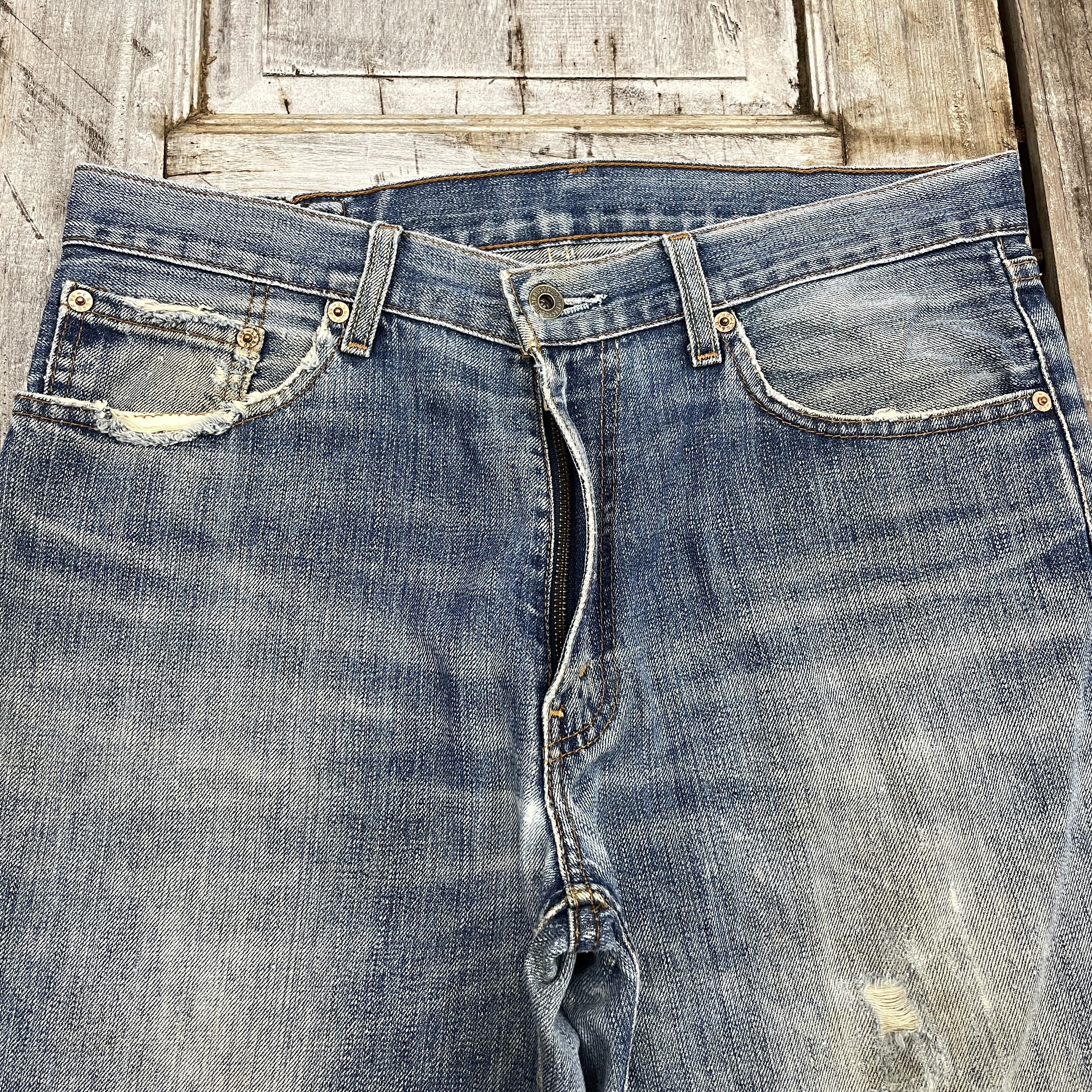 Japanese Brand Vintage Levi's 502 Distressed Jeans - wc 302 Size US 33 - 3 Thumbnail
