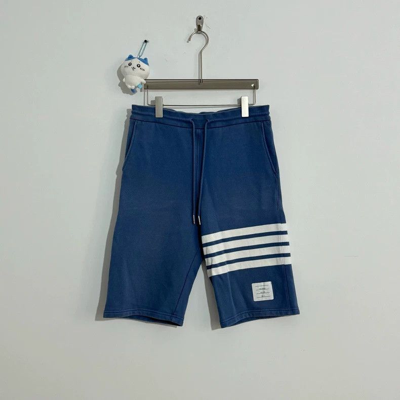 Thom Browne Thom Browne Blue Stripe Shorts-dmc Size US 34 / EU 50 - 1 Thumbnail