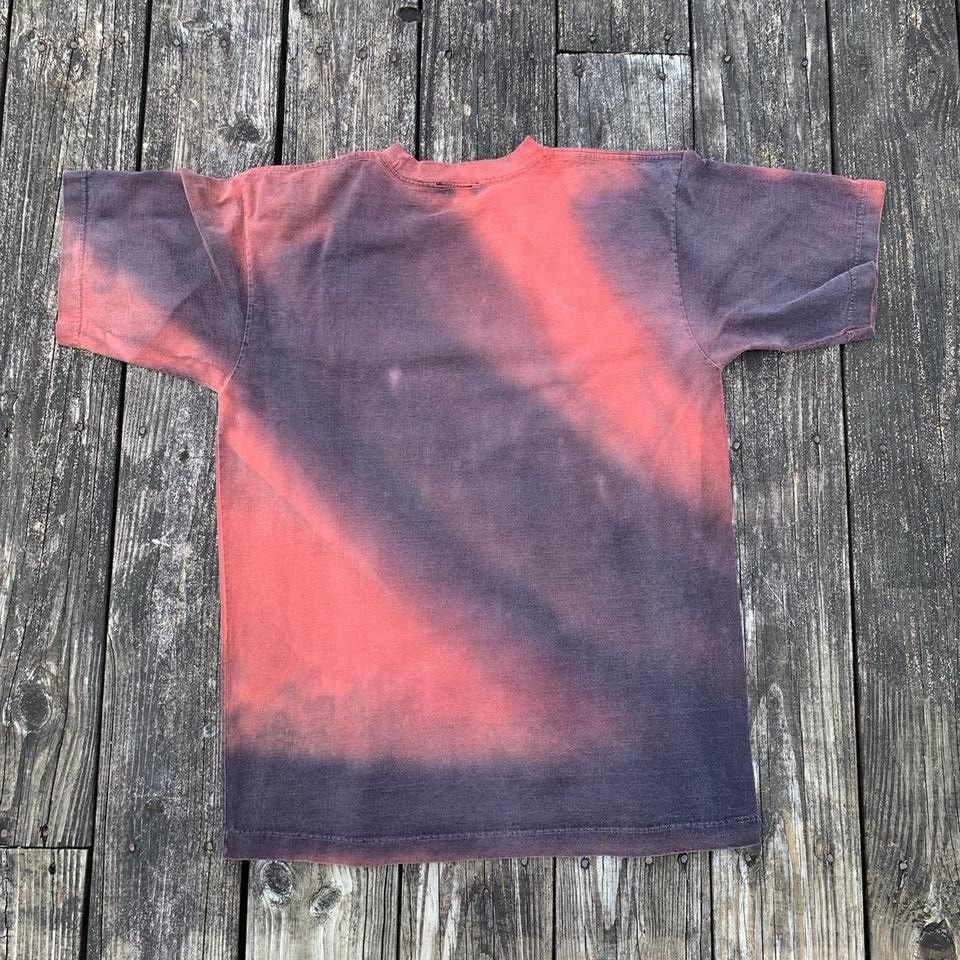 Star Wars × Vintage Vintage 90's Star Wars Episode 1 Red and Black Tie Dye Tee Size US L / EU 52-54 / 3 - 5 Thumbnail