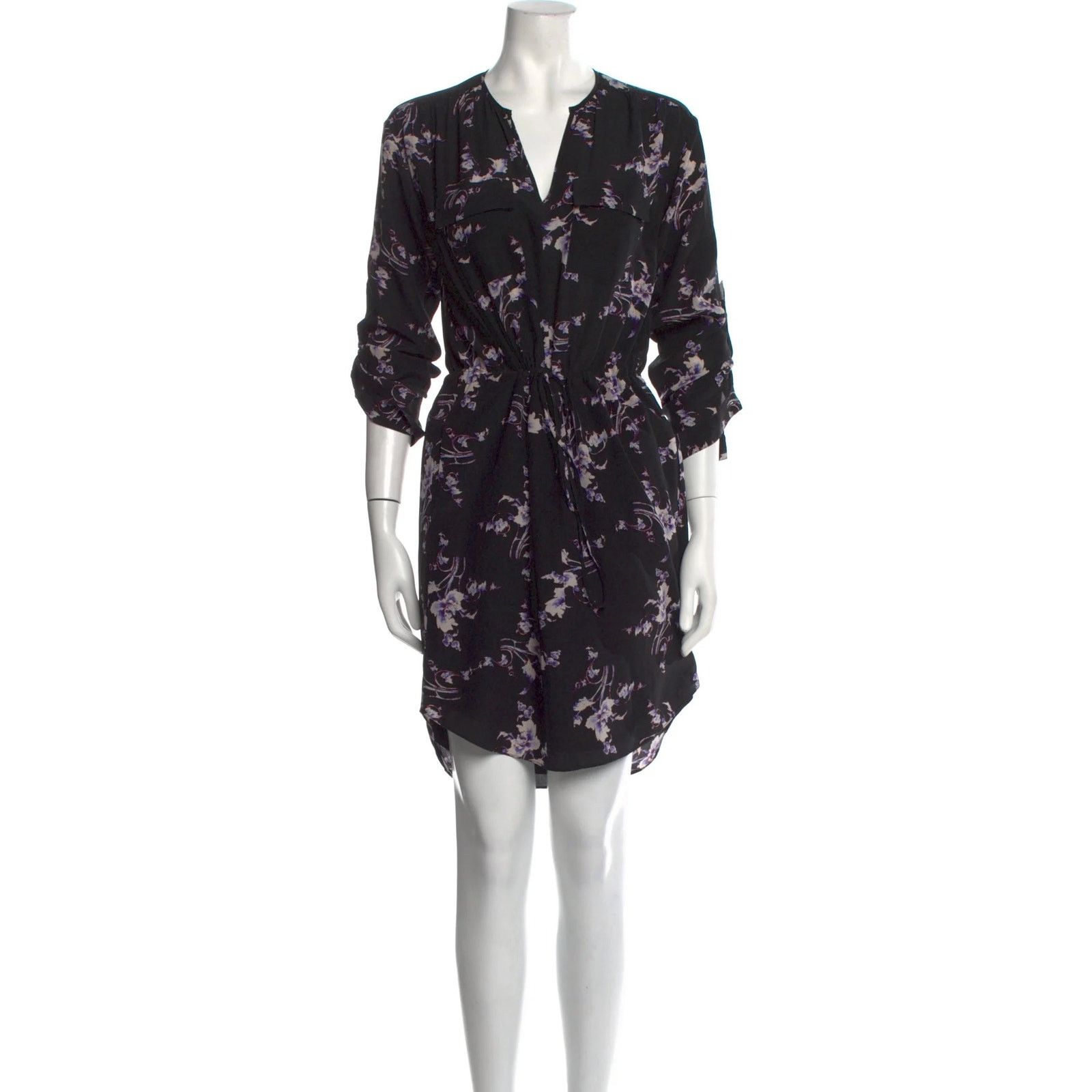 Rebecca Taylor NWOT Rebecca Taylor floral silk shirt dress size 0/small Size S / US 4 / IT 40 - 1 Thumbnail