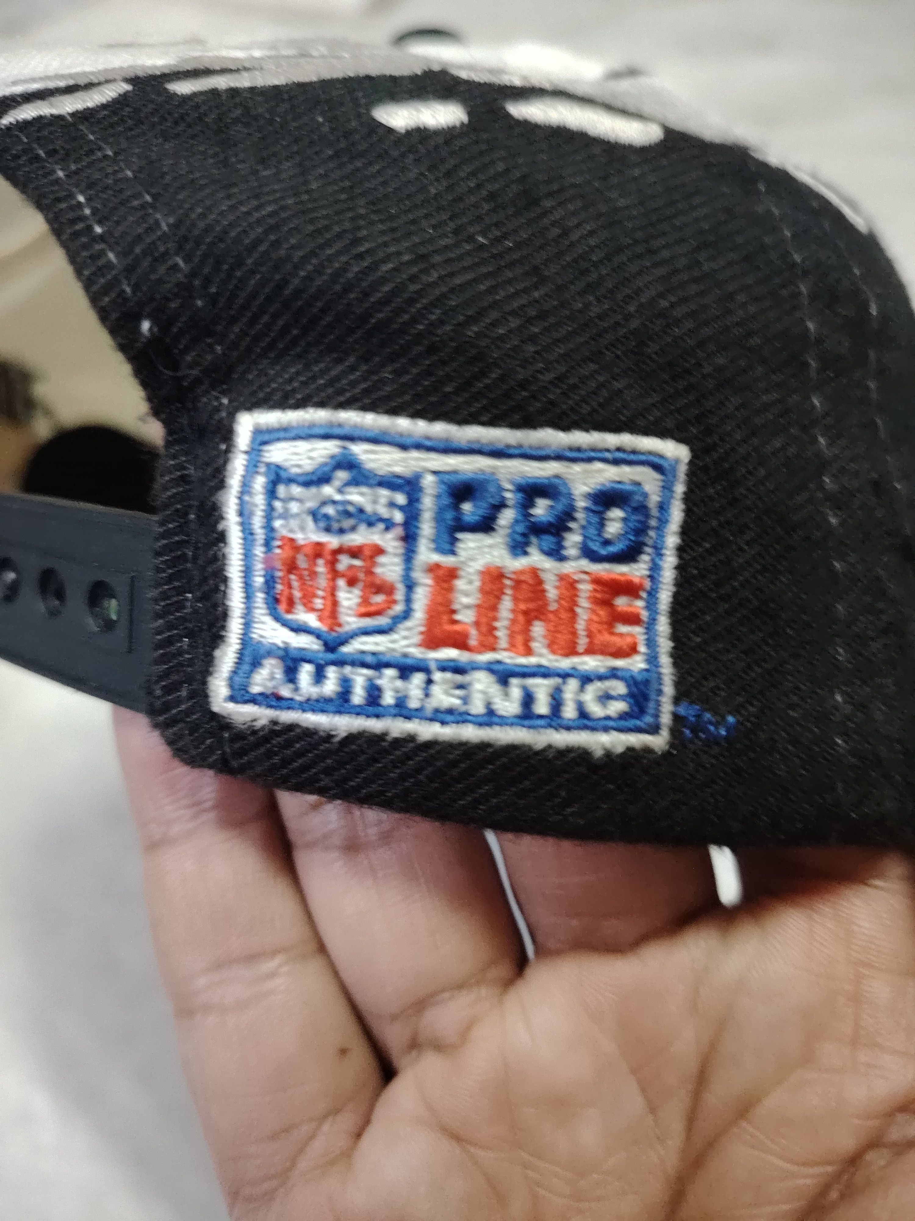 Logo Athletic Vintage LA Raiders Splash Logo Athletic NFL Snapback Hat Cap Size ONE SIZE - 4 Thumbnail