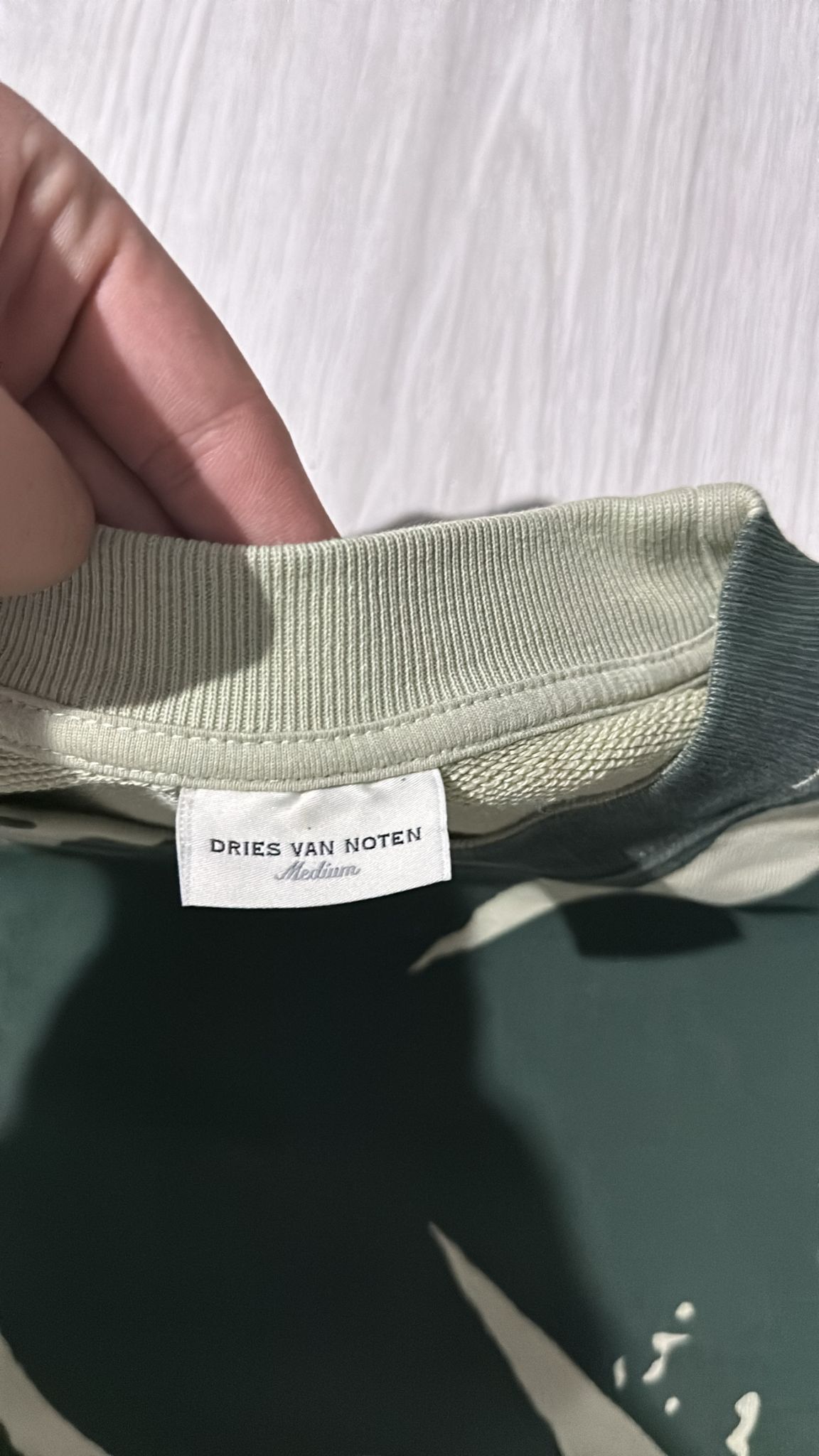 Dries Van Noten Dries Van Noten SAMPLE Screen Printed Sweatshirt Medium Size US M / EU 48-50 / 2 - 7 Thumbnail