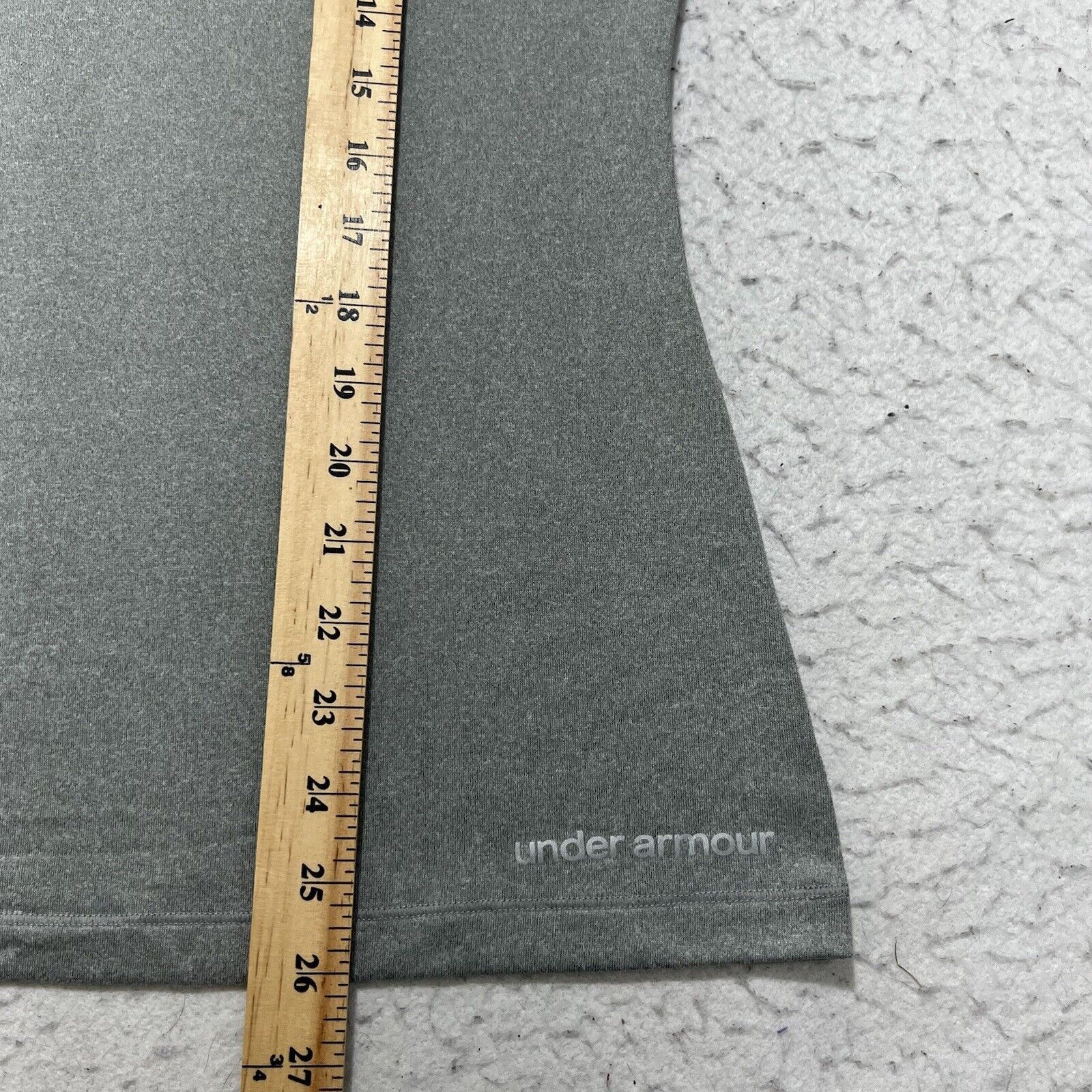 Under Armour Under Armour HeatGear Short Sleeve Athletic Gray T Shirt Size L / US 10 / IT 46 - 9 Thumbnail