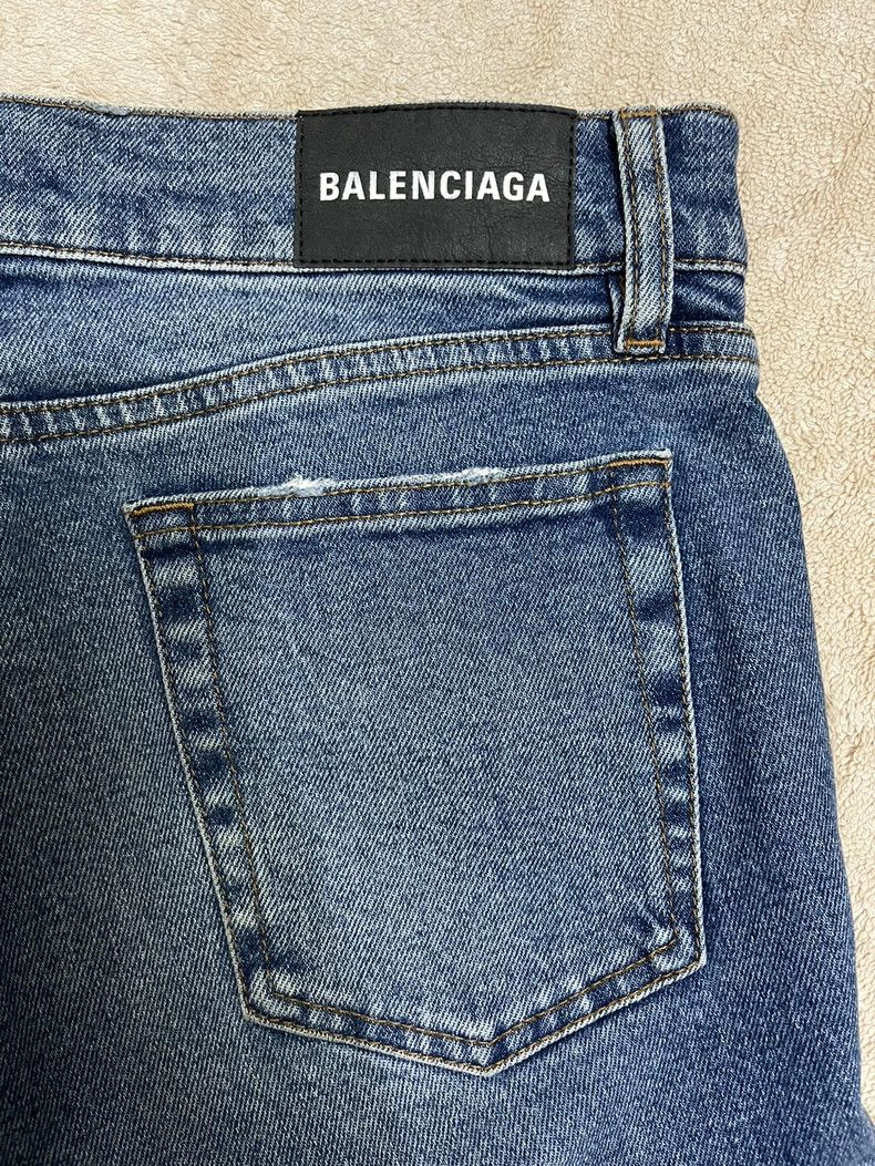 Balenciaga Balenciaga Distressed Denim Pants Size US 30 / EU 46 - 9 Thumbnail