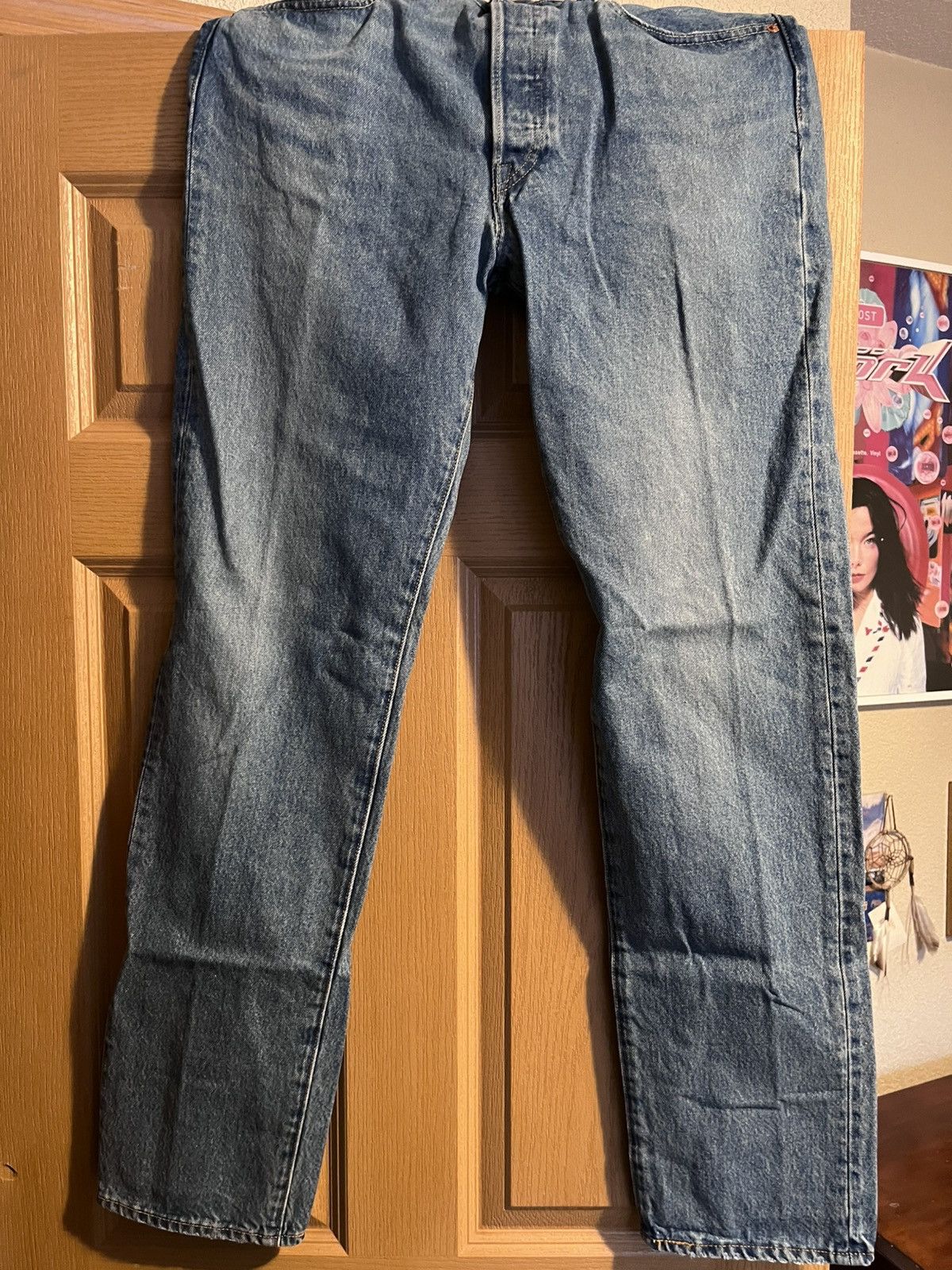 DENIM TEARS × Levi's Denim Tears Black Seminole Jeans Size US 34 / EU 50 - 1 Thumbnail