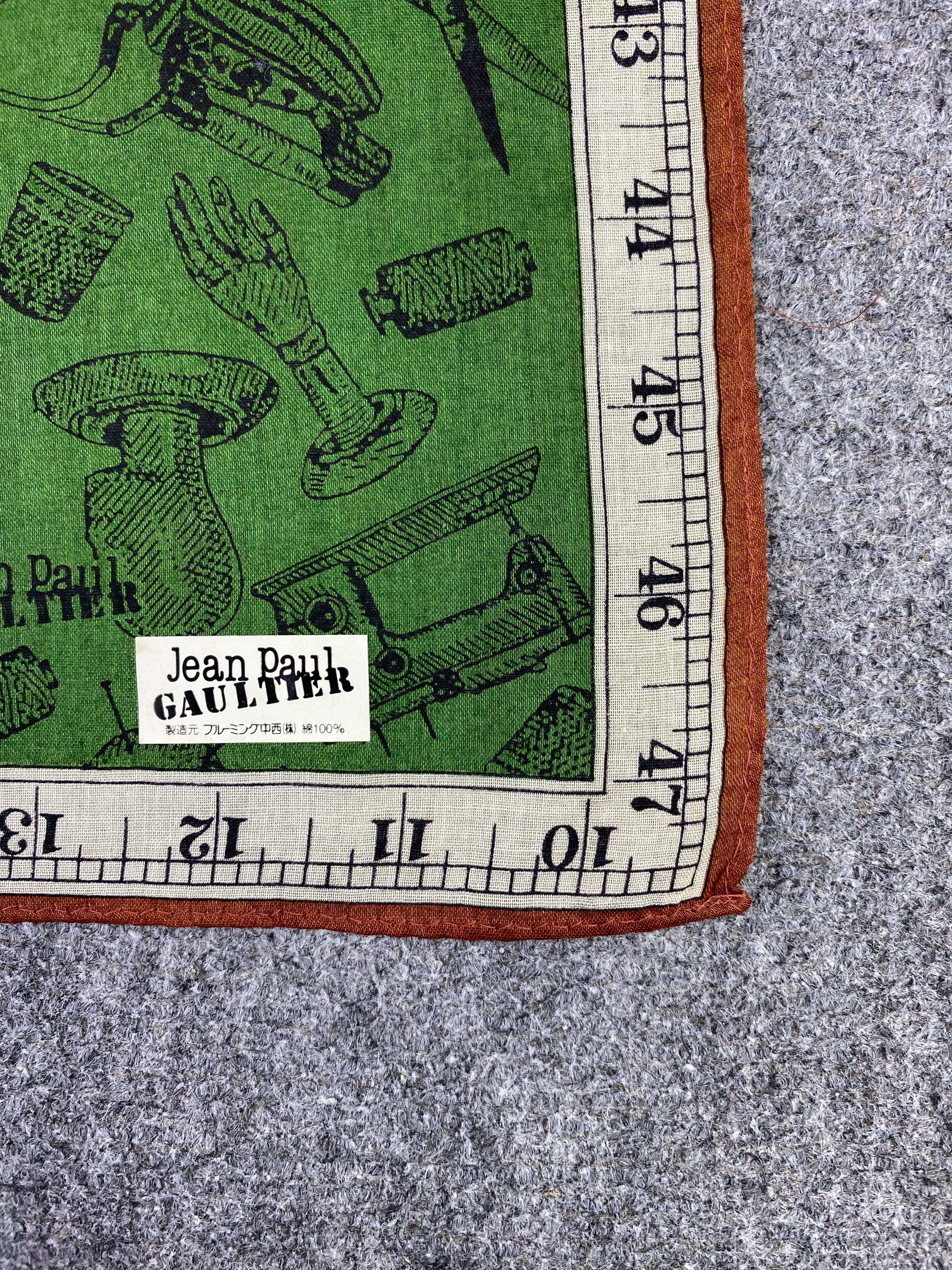 Jean Paul Gaultier Jean Paul Gaultier Handkerchief / Neckerchief KT0162 Size ONE SIZE - 5 Thumbnail